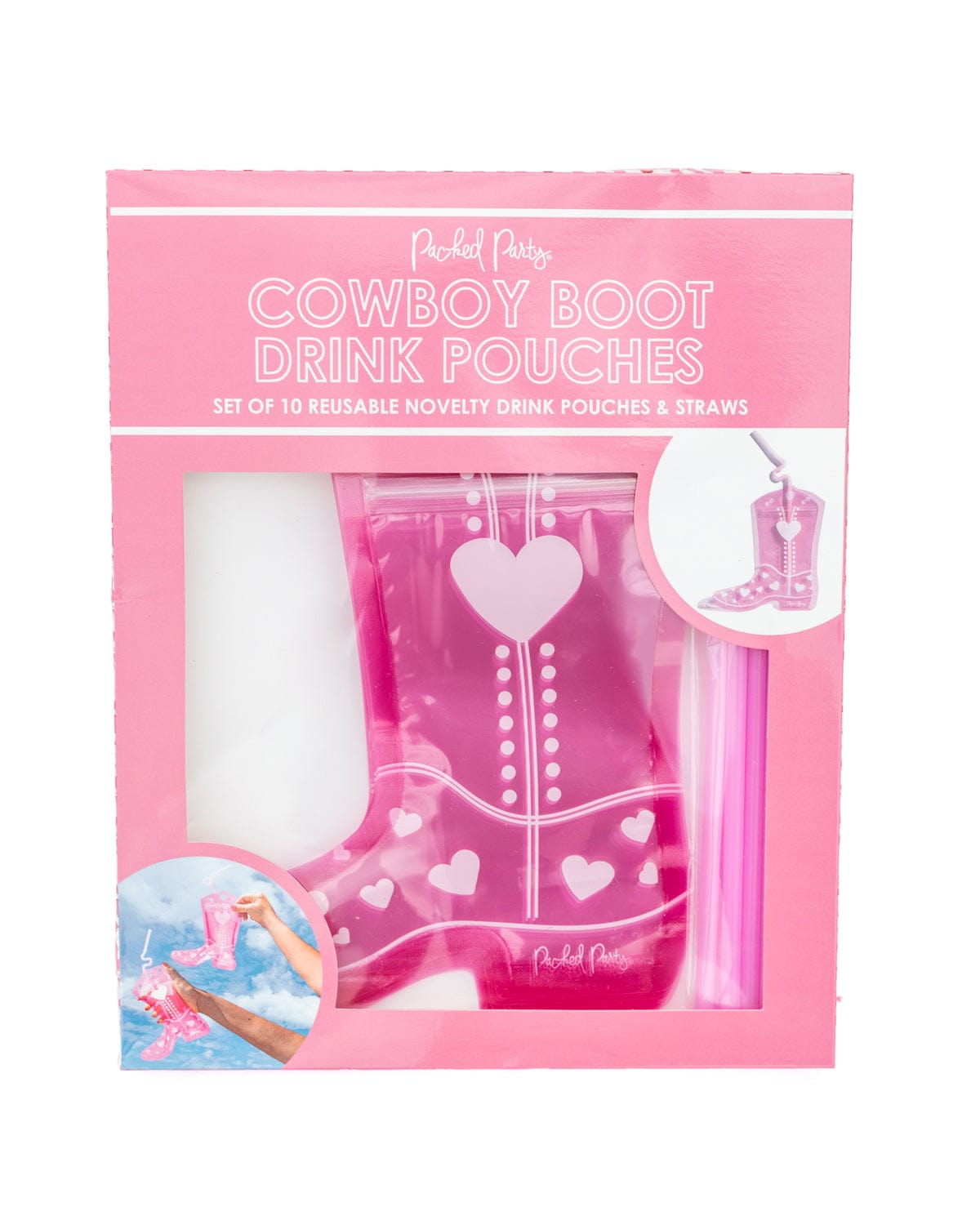 Boot Scoot Drink Pouch Set (10 Count)