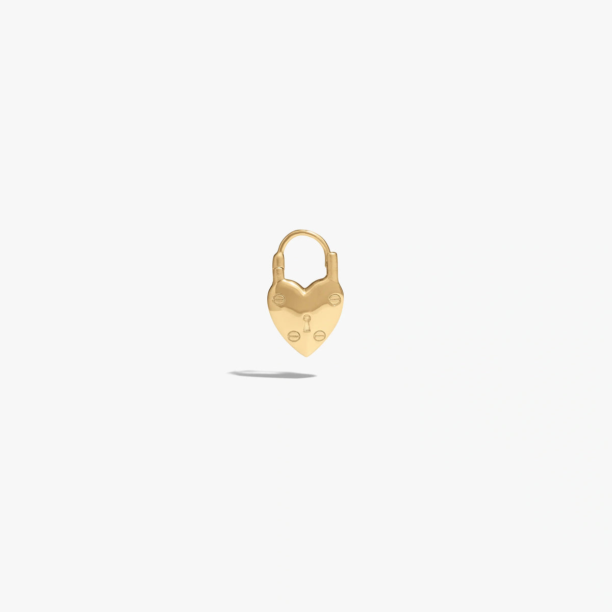 Padlock Heart Huggies