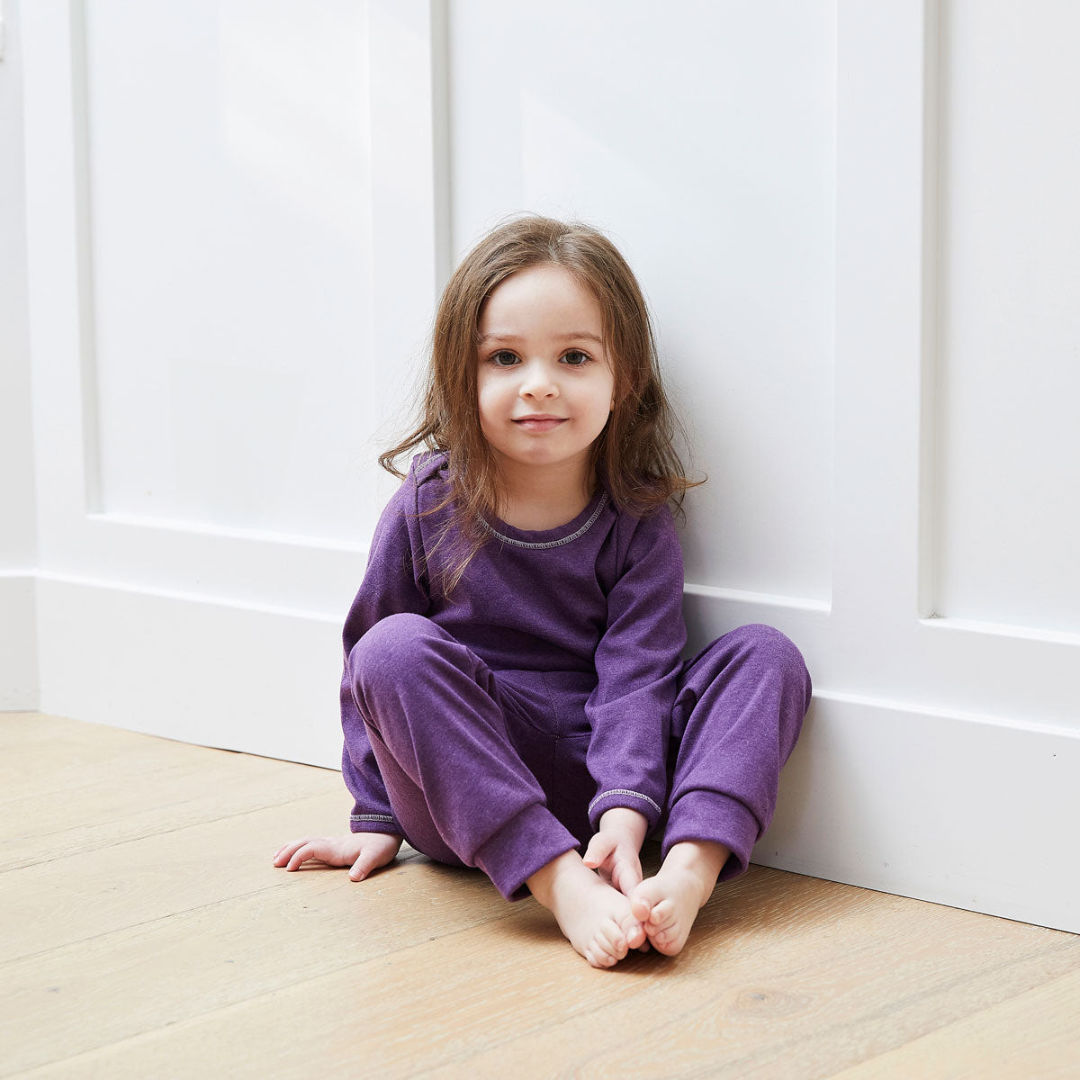 Rib Beanie, Lap Tee And Legging Set