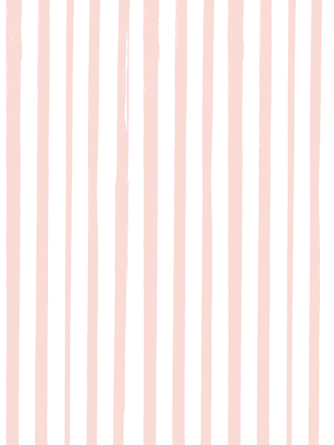 'painted Stripe' Wallpaper By Meri Meri - Light Pink