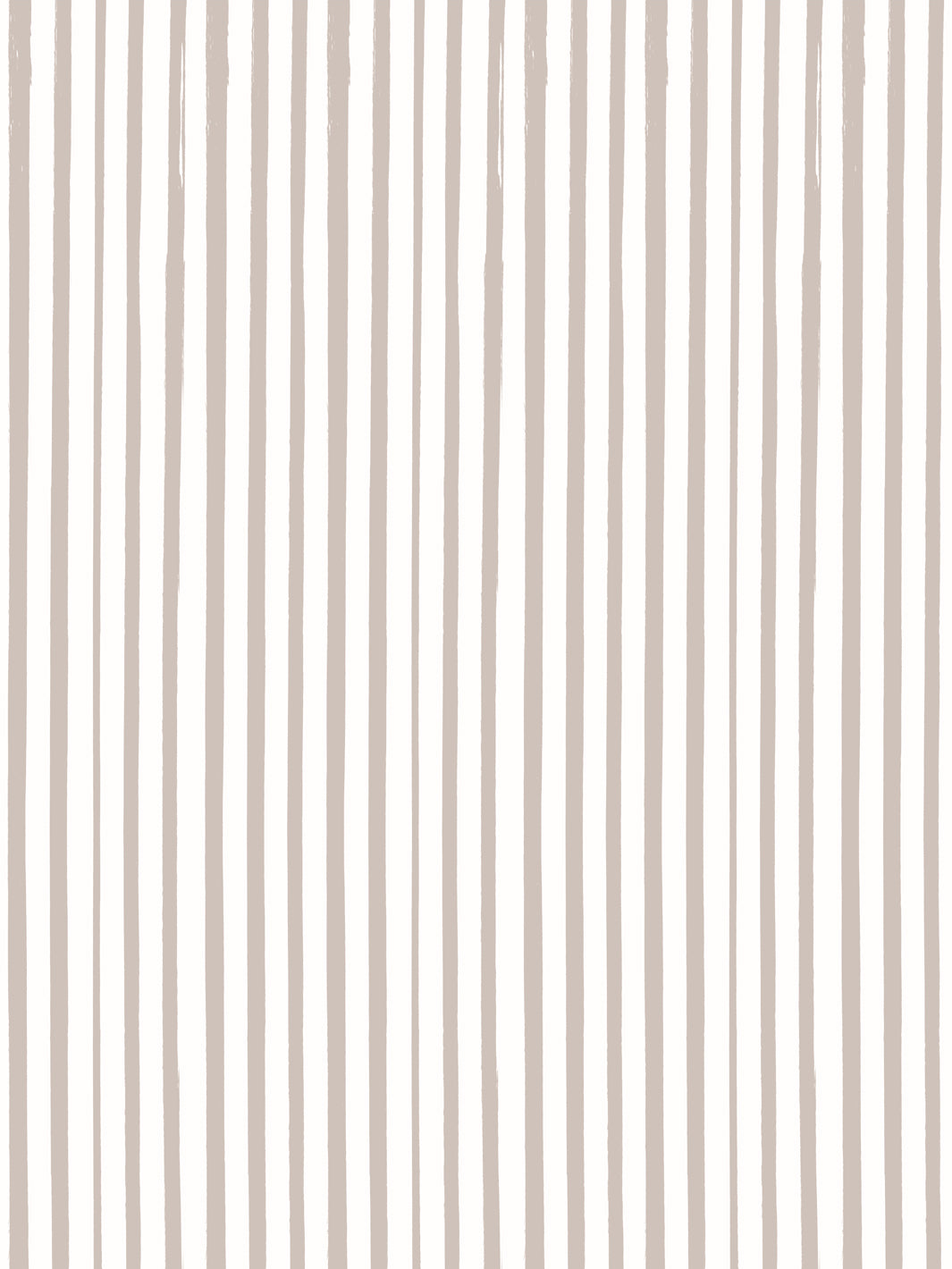'painted Stripe' Wallpaper By Meri Meri - Taupe