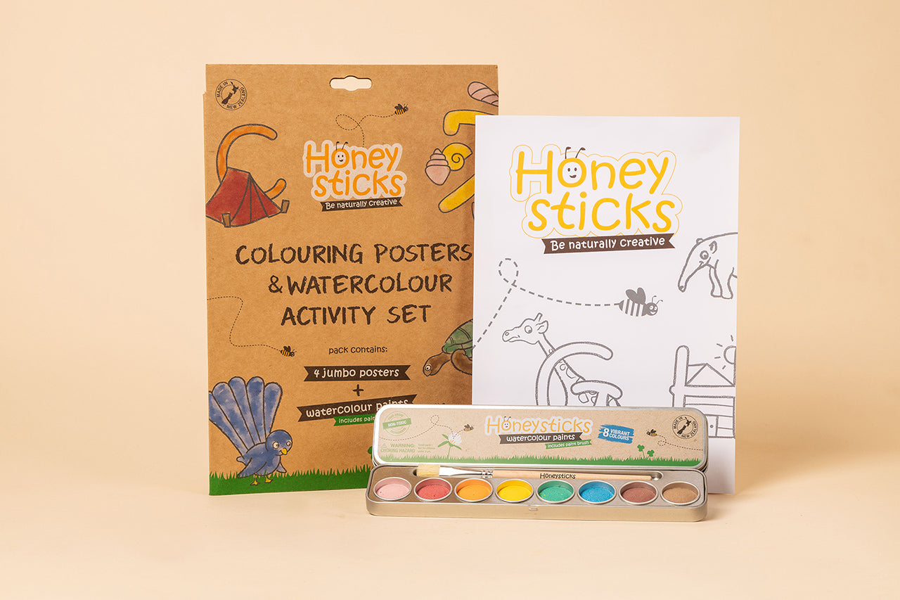 Jumbo Posters And Paints Activity Set