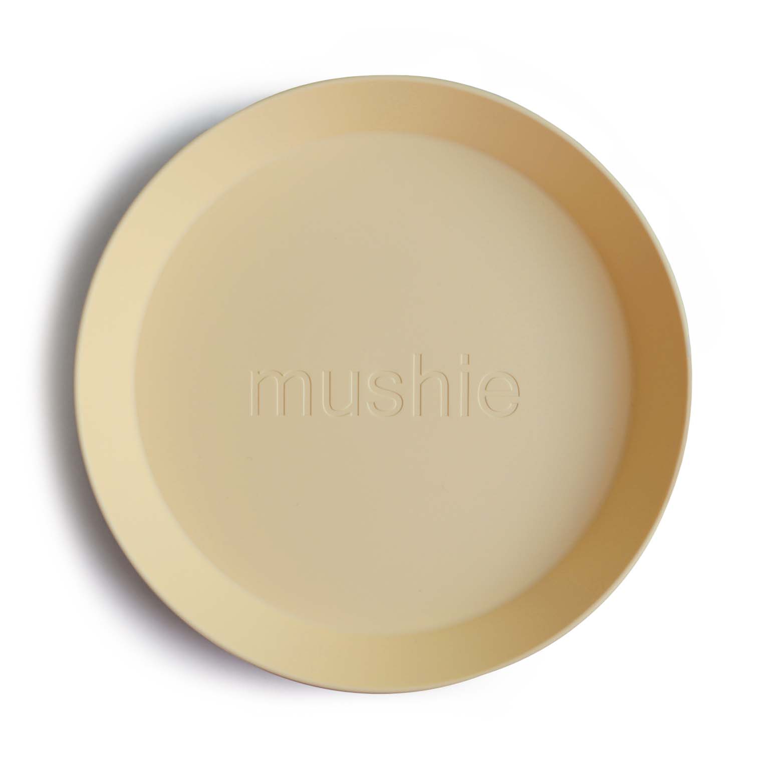 Round Dinnerware Plates, Set Of 2