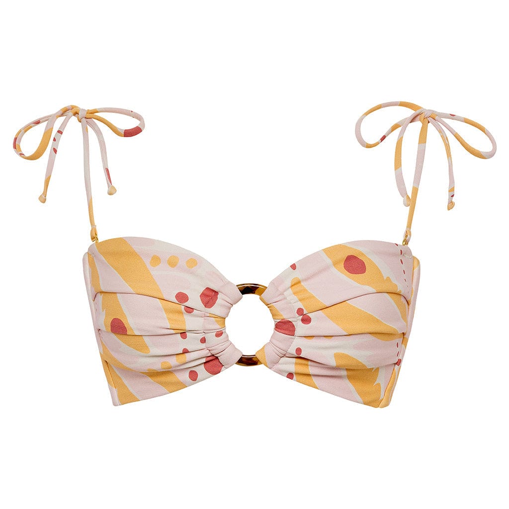 Palmas Tori Ties Bandeau Bikini Top