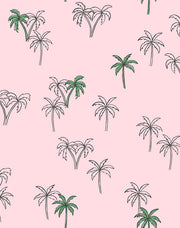 'palms' Wallpaper By Tea Collection - Ballet Slipper