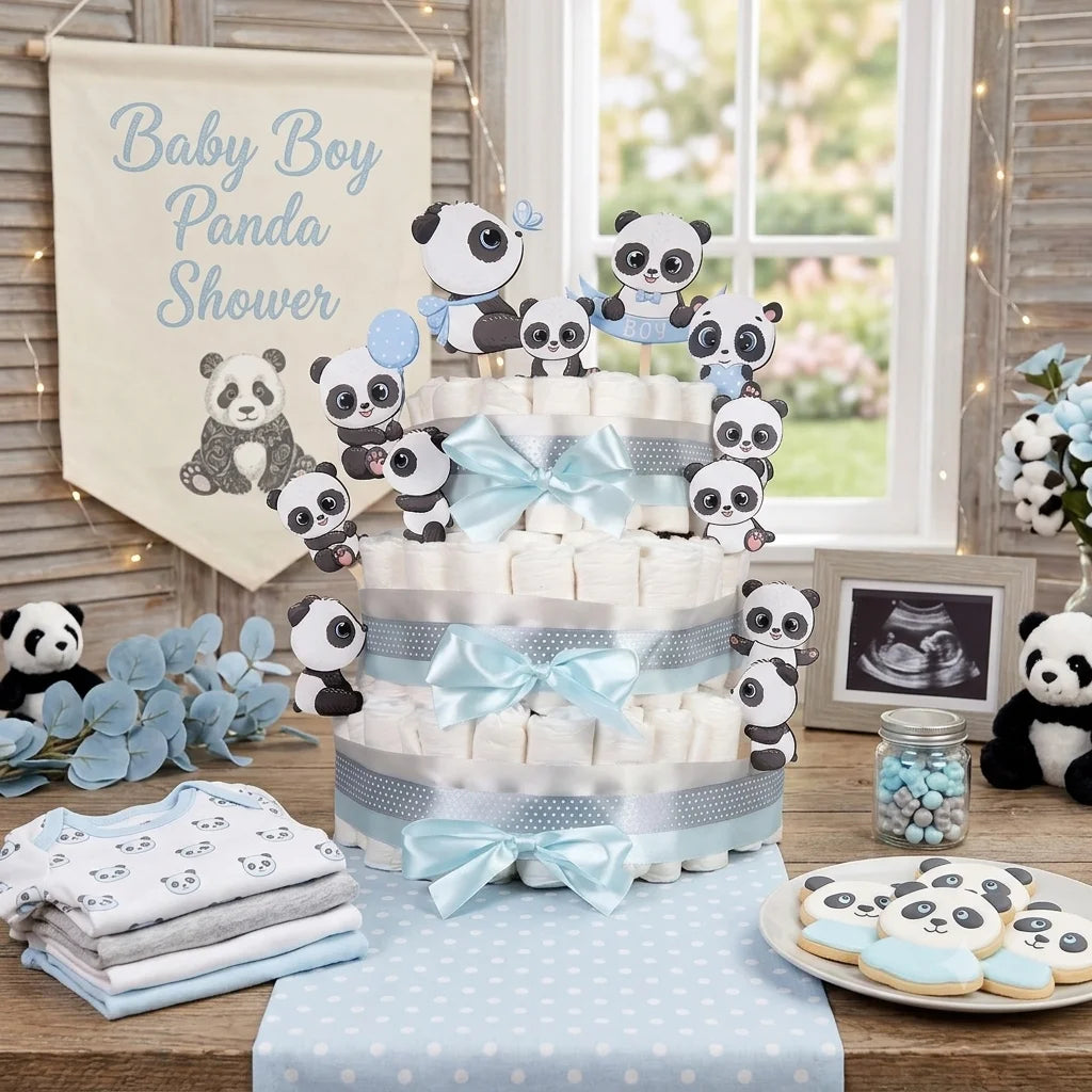 Panda Diaper Cake Kit