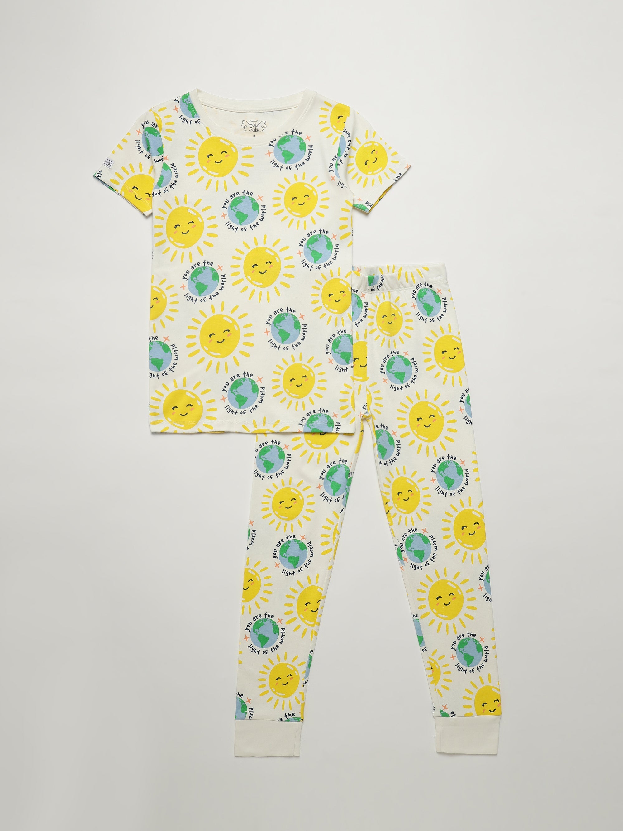 Light Of The World Short Sleeve Set Cotton