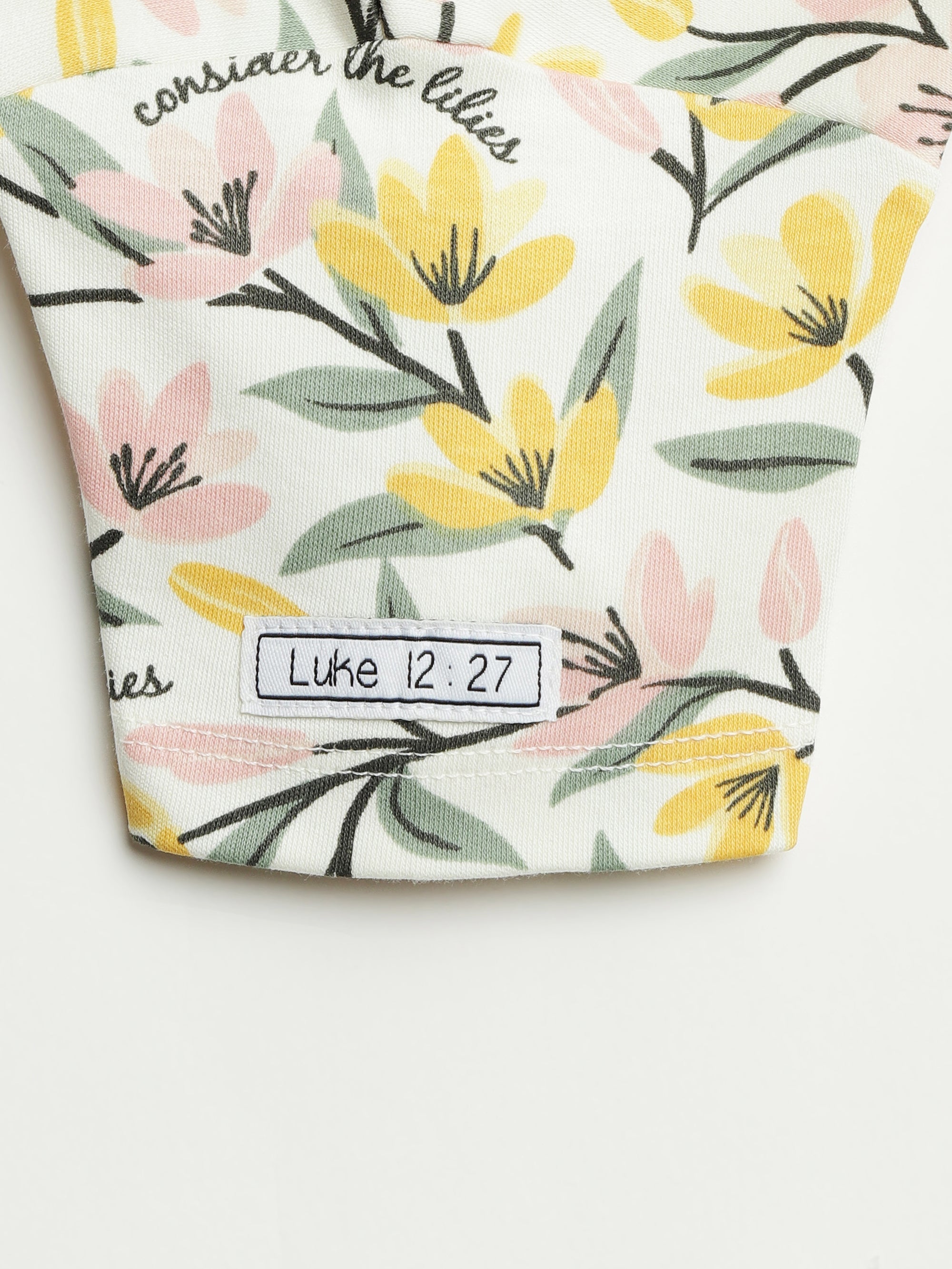 Consider The Lilies Short Sleeve Set Cotton