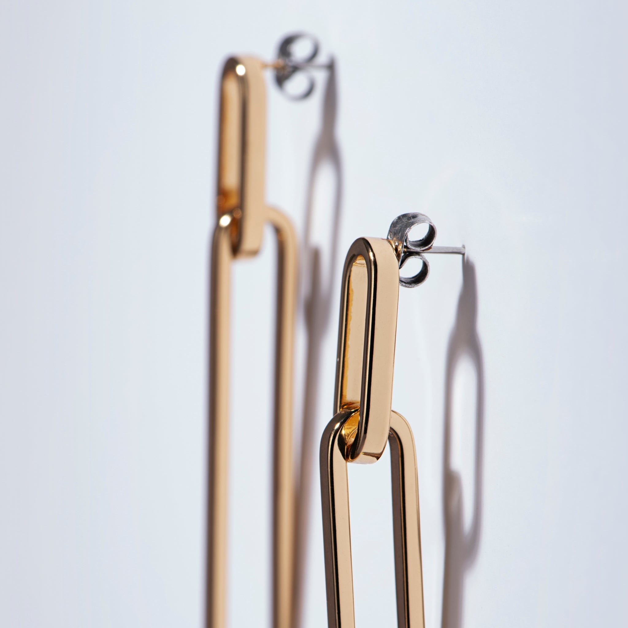 Paperclip Drop Earrings