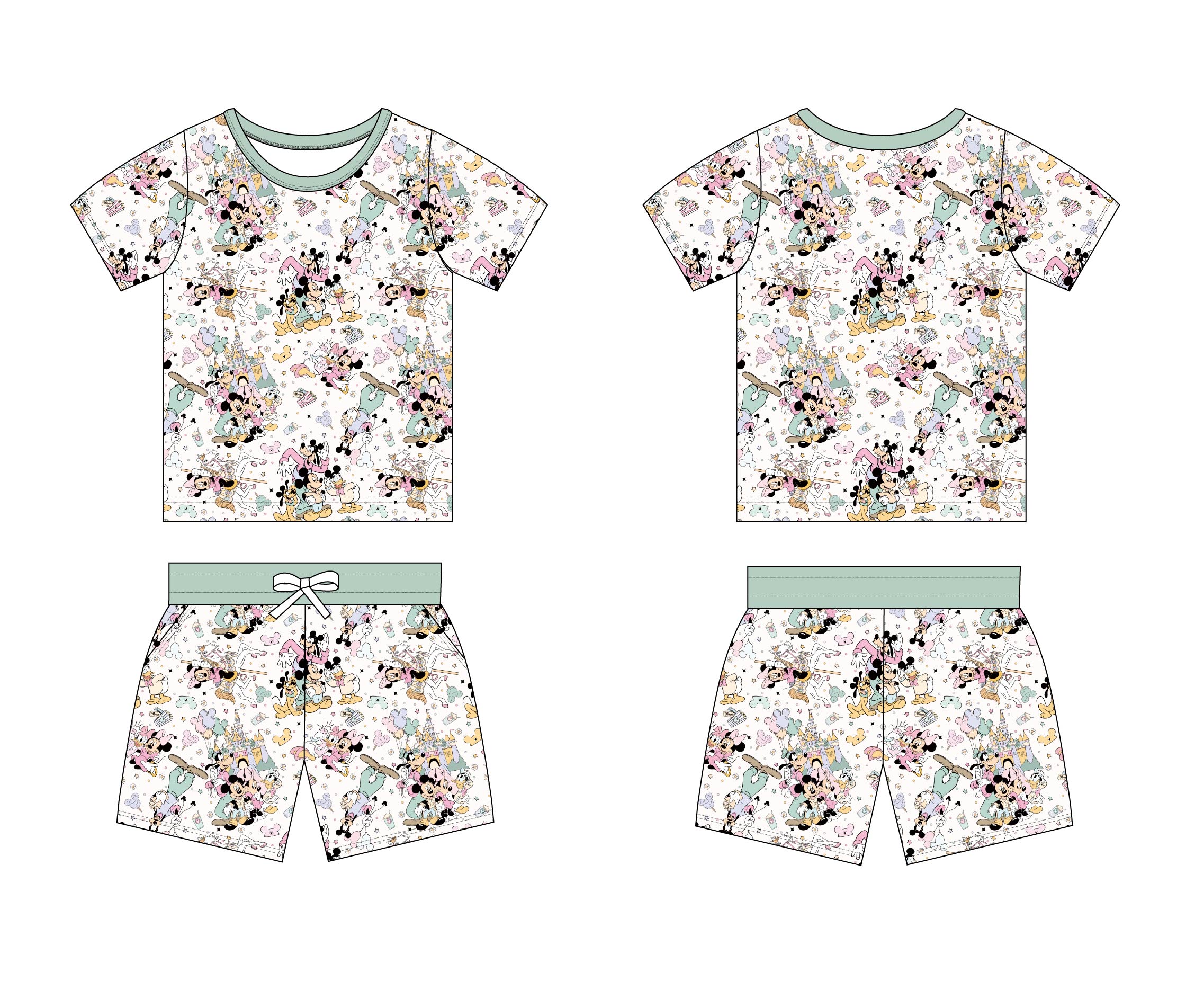 Cotton Candy Magic - Pocket Short Set
