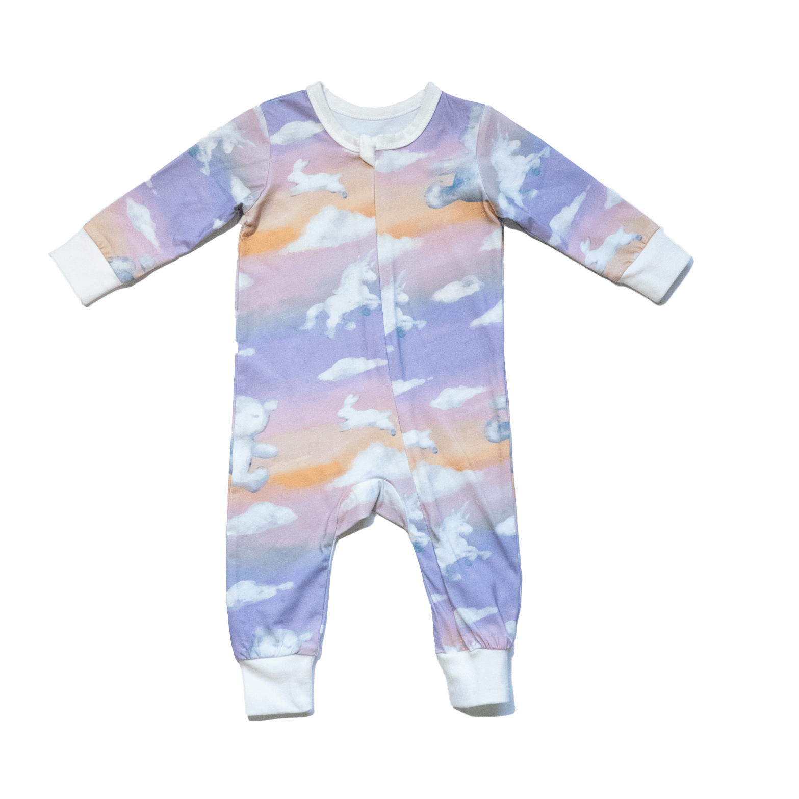 Parker Baby Zip Long John | Dreamy Ombre