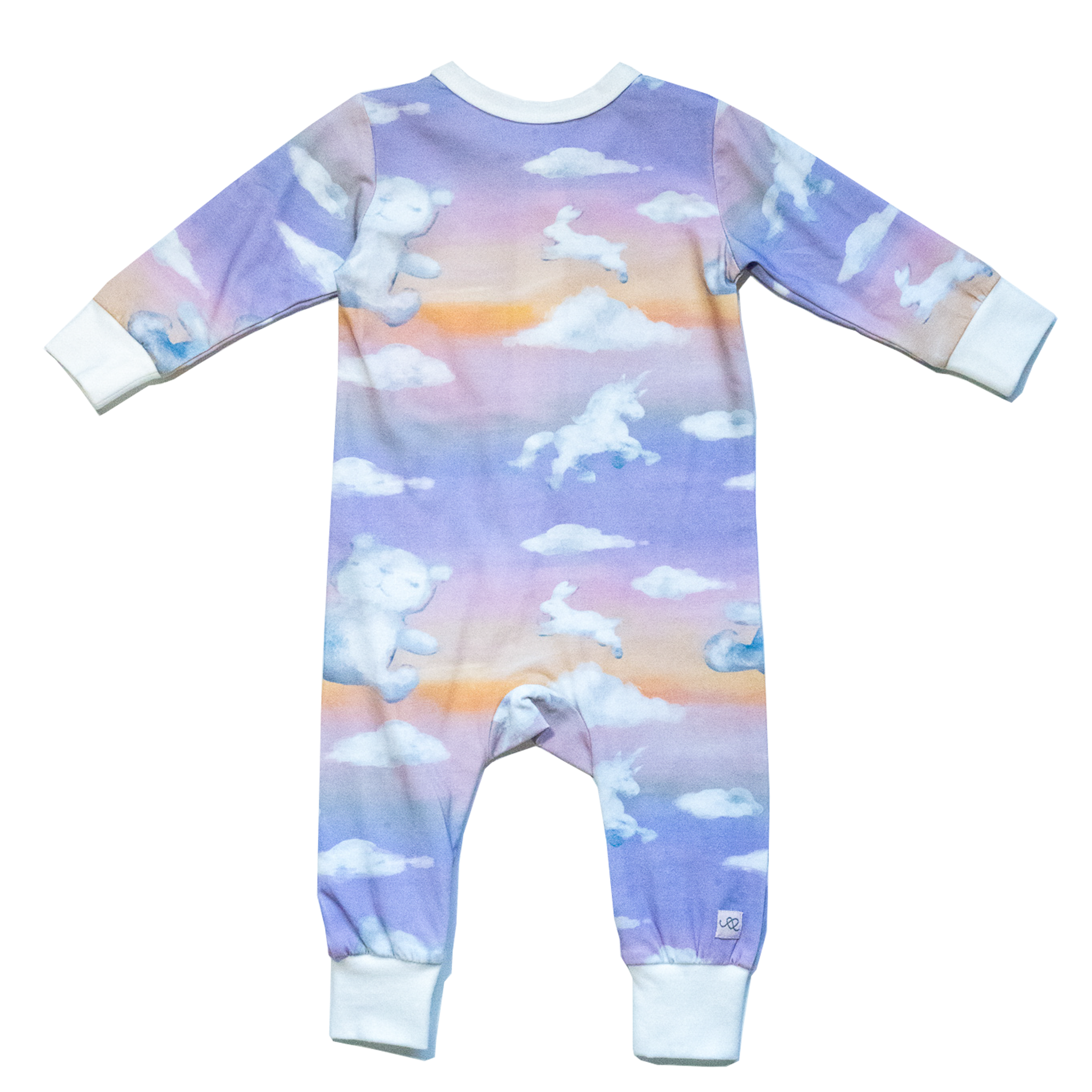 Parker Baby Zip Long John | Dreamy Ombre