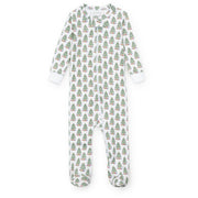 Parker Zipper Pajama Under The Christmas Tree