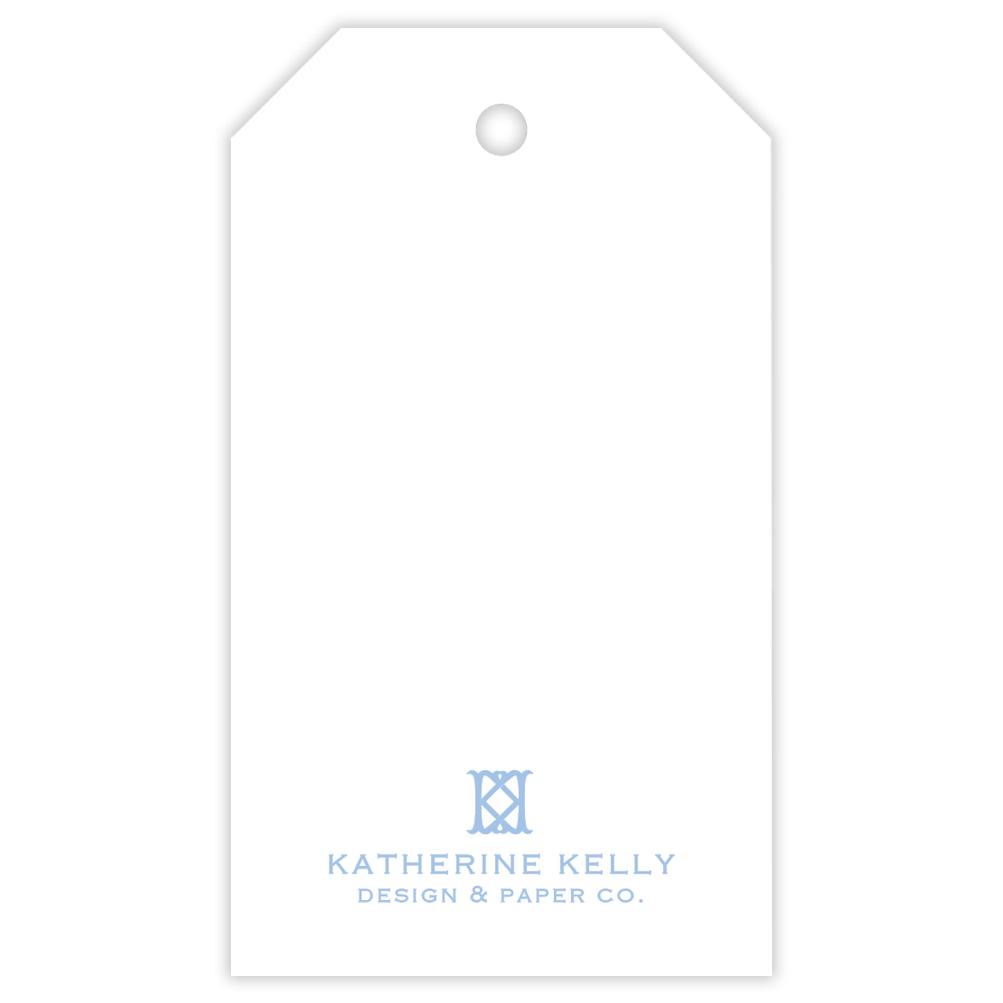 Blue Party Animal Party Favor Tag