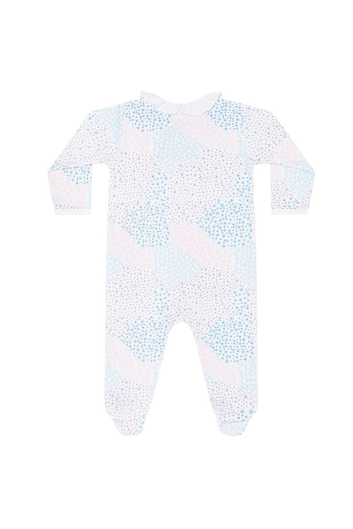 Patchwork Crossover Footie