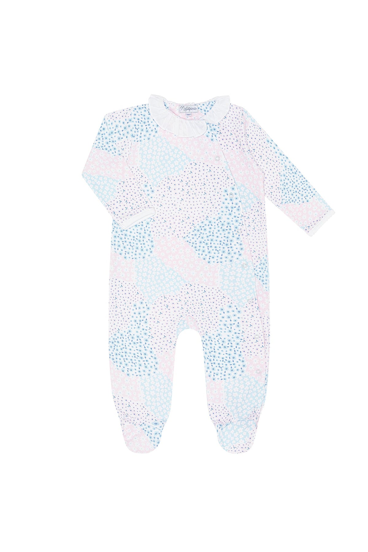 Patchwork Crossover Footie