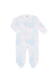 Patchwork Zipper Footie