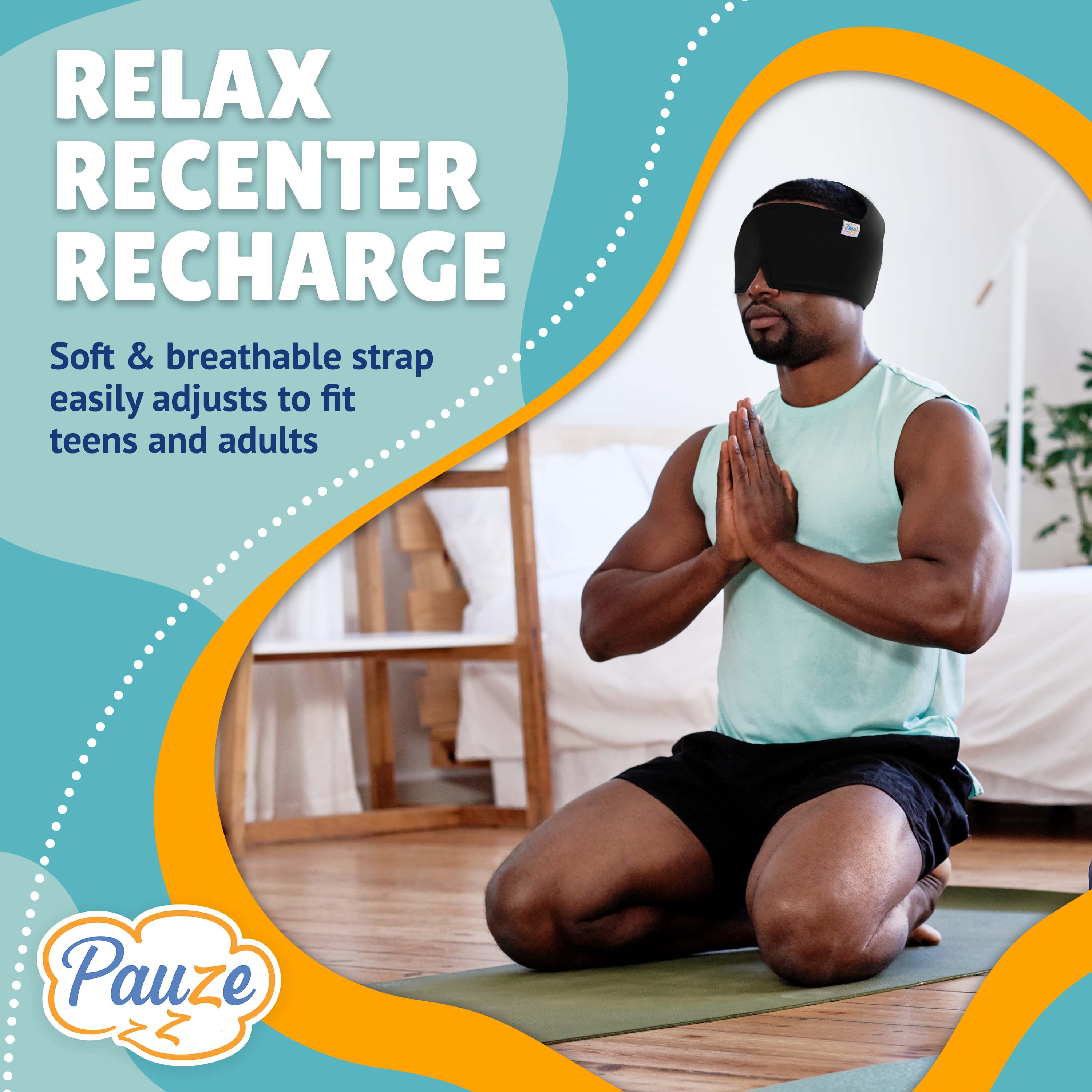 Pauze Comfortable Sleep Mask With Free Yoga Nidra Meditation