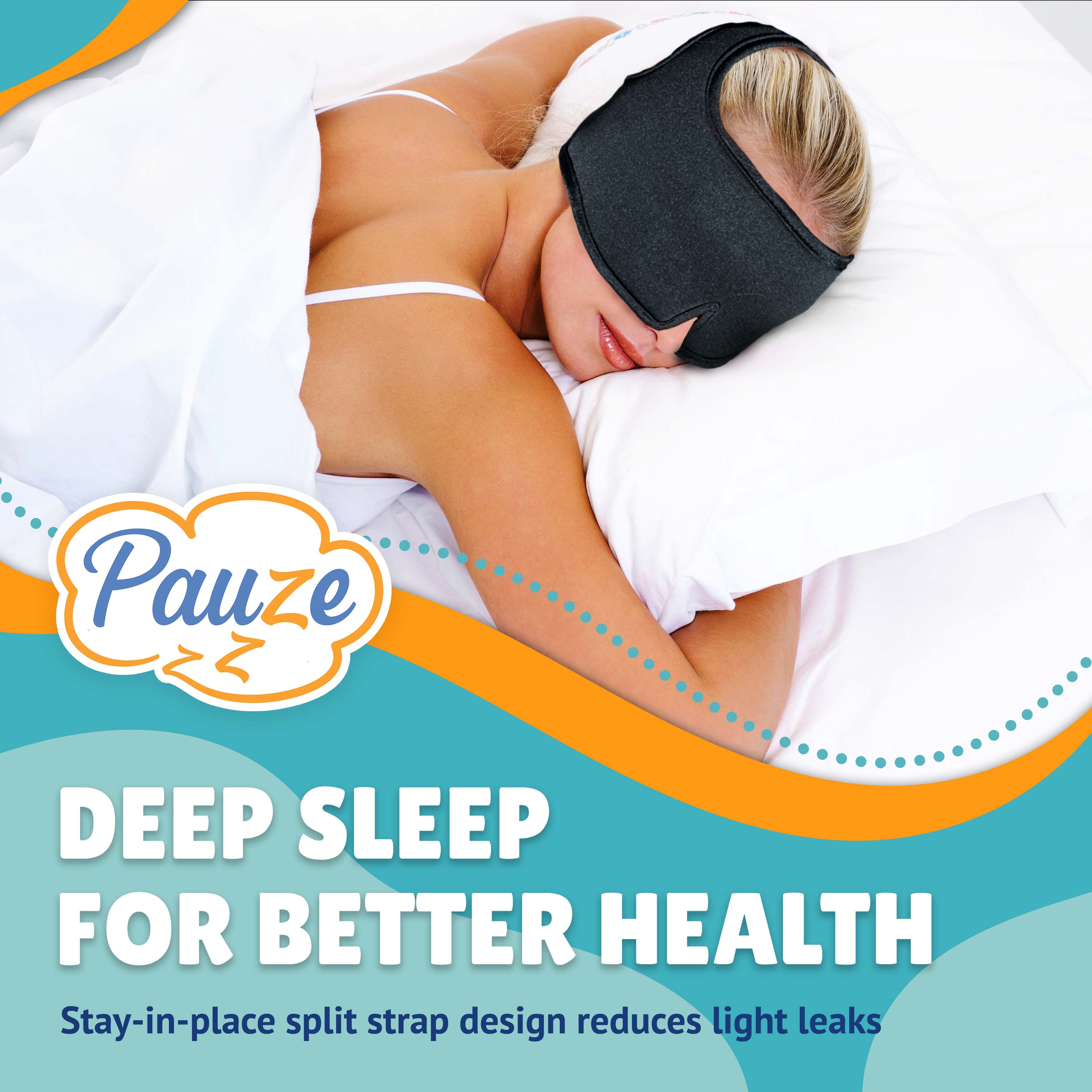 Pauze Comfortable Sleep Mask With Free Yoga Nidra Meditation