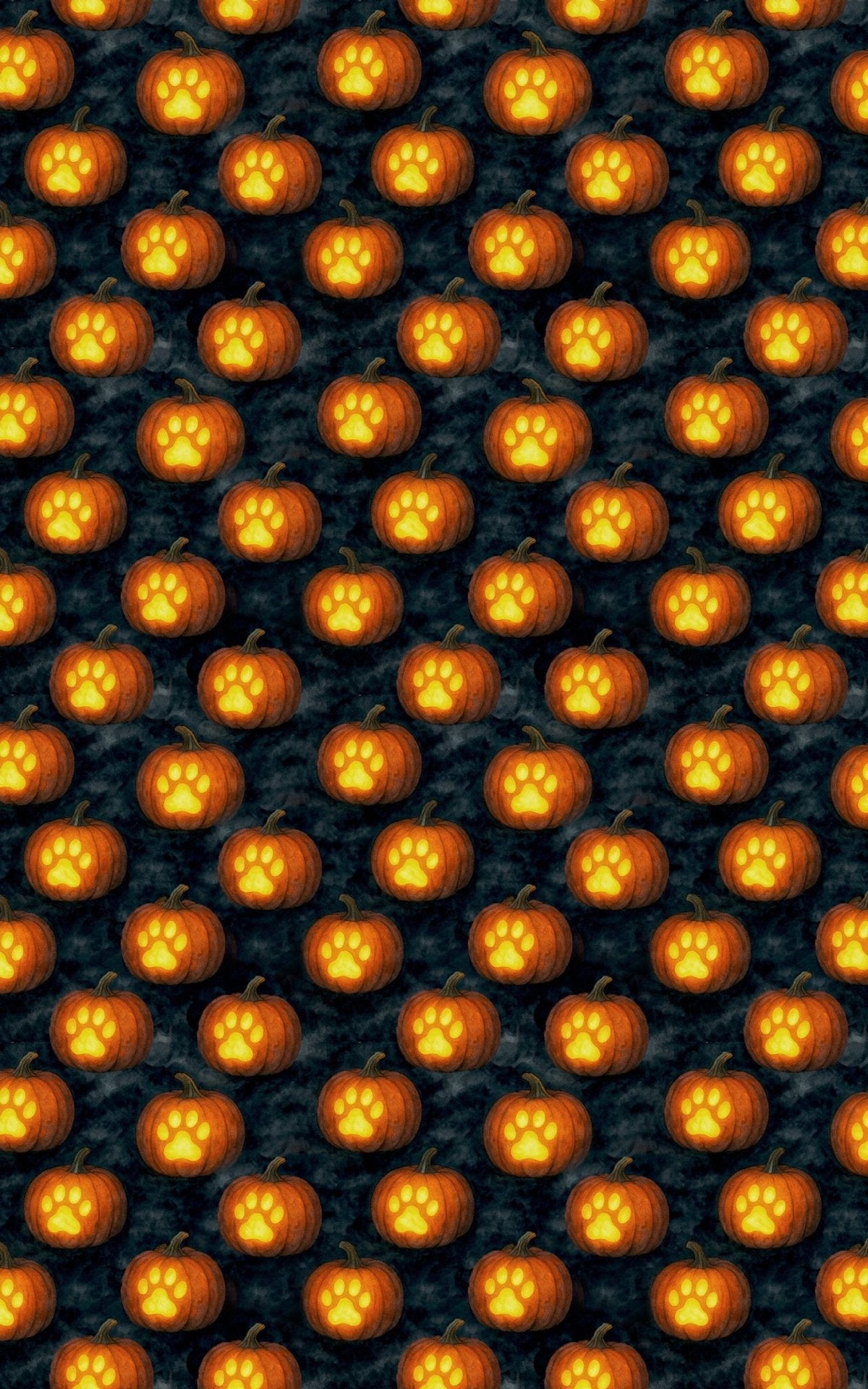 Paw-kin Lanterns Wrapping Paper