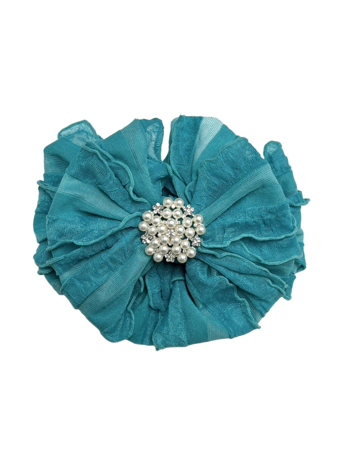 Pearl Embellished Signature Ruffled Baby Headband