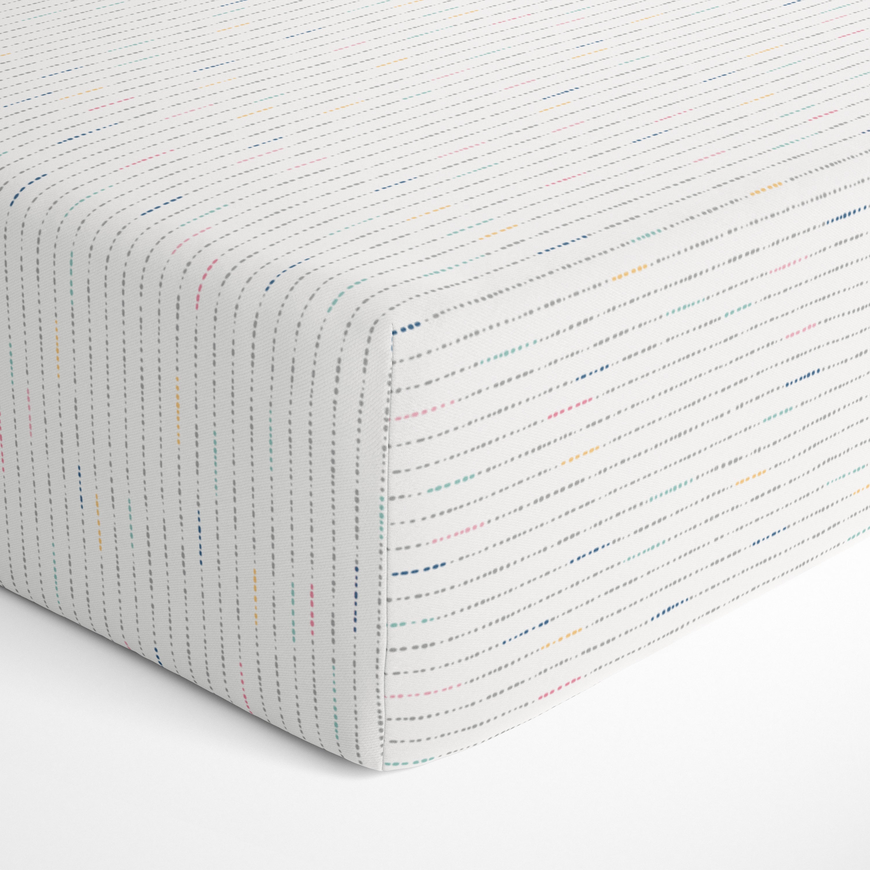 Organic Crib Sheet - Pebble Pop