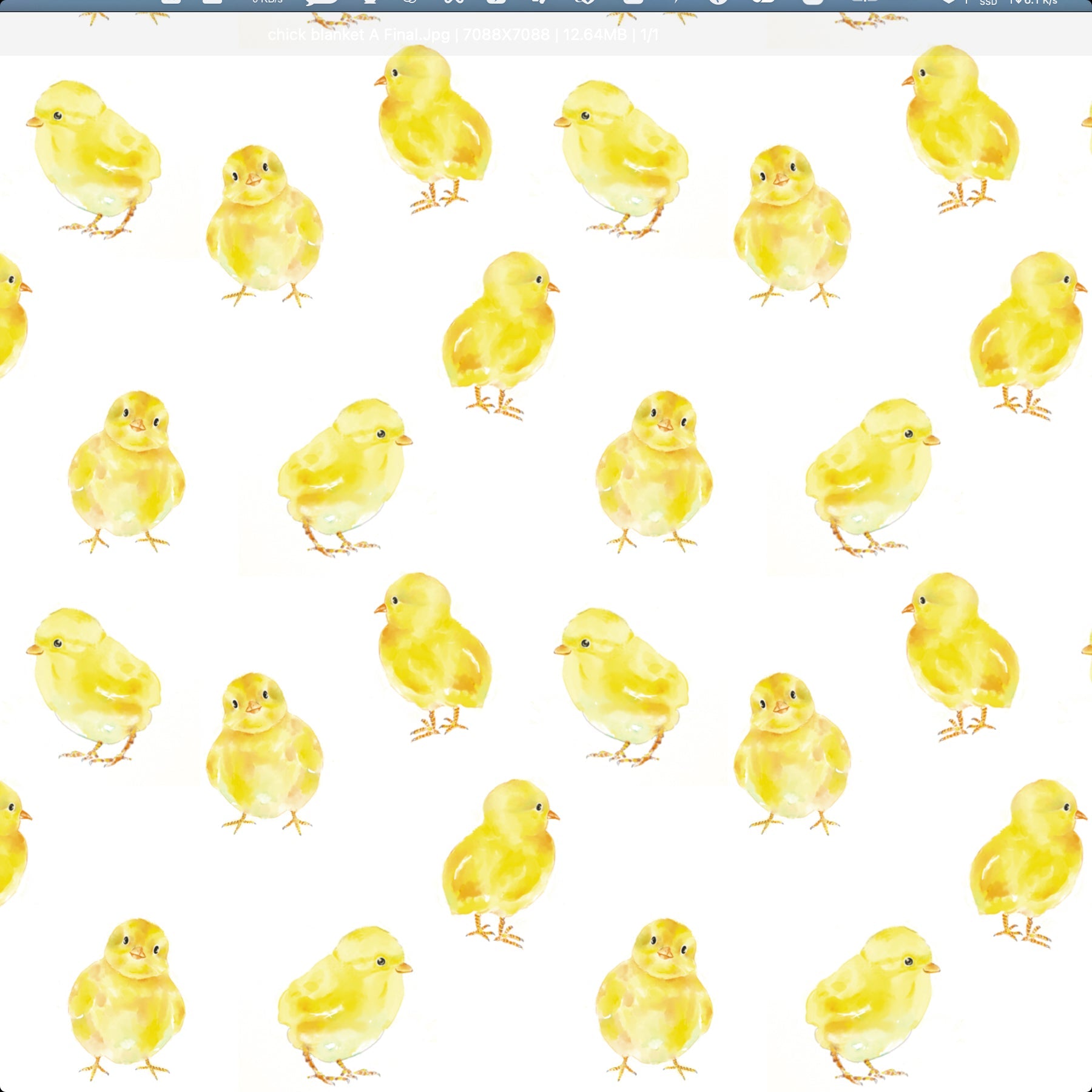 Peep Peep Swaddle Blanket