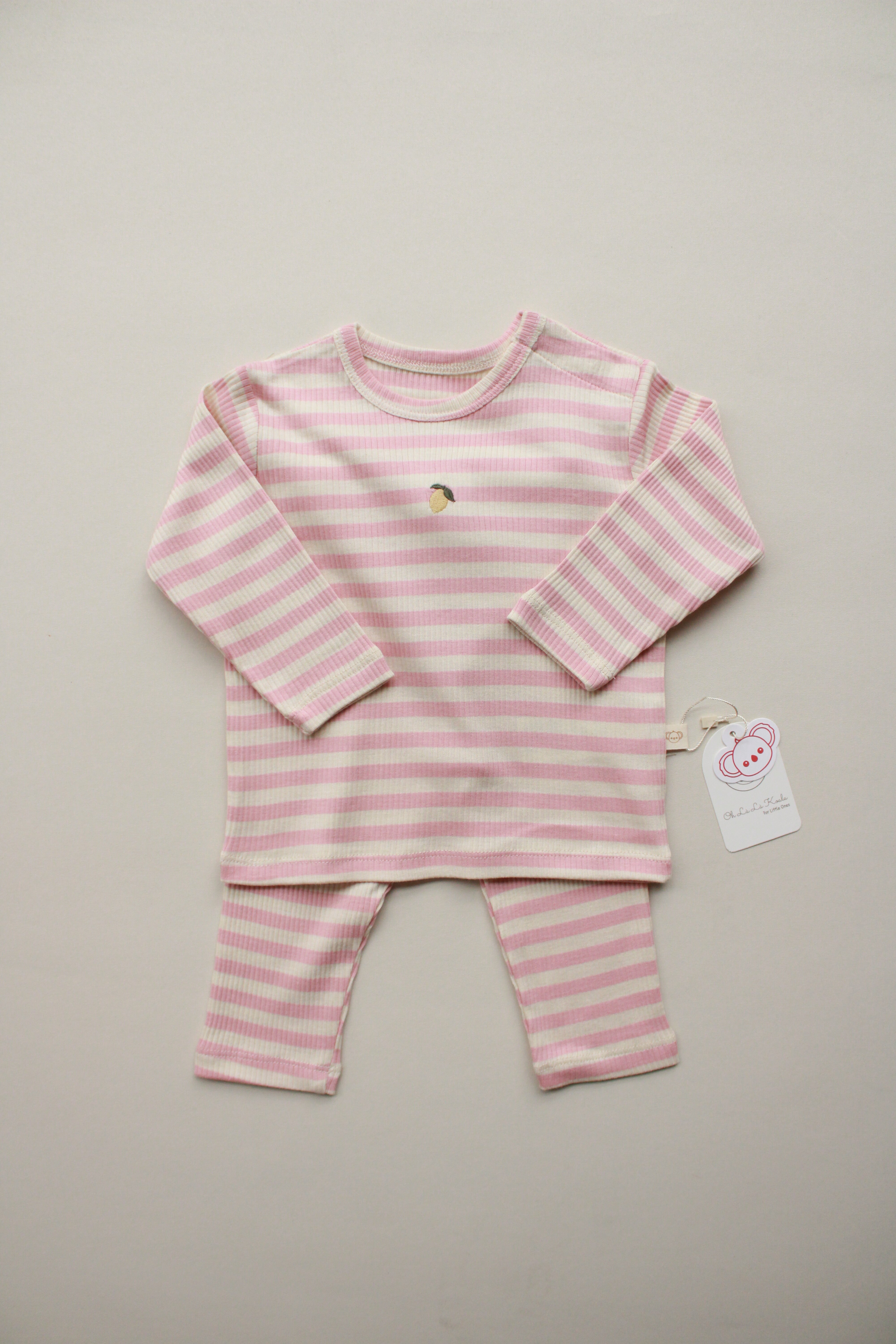 Pink Lemon Striped