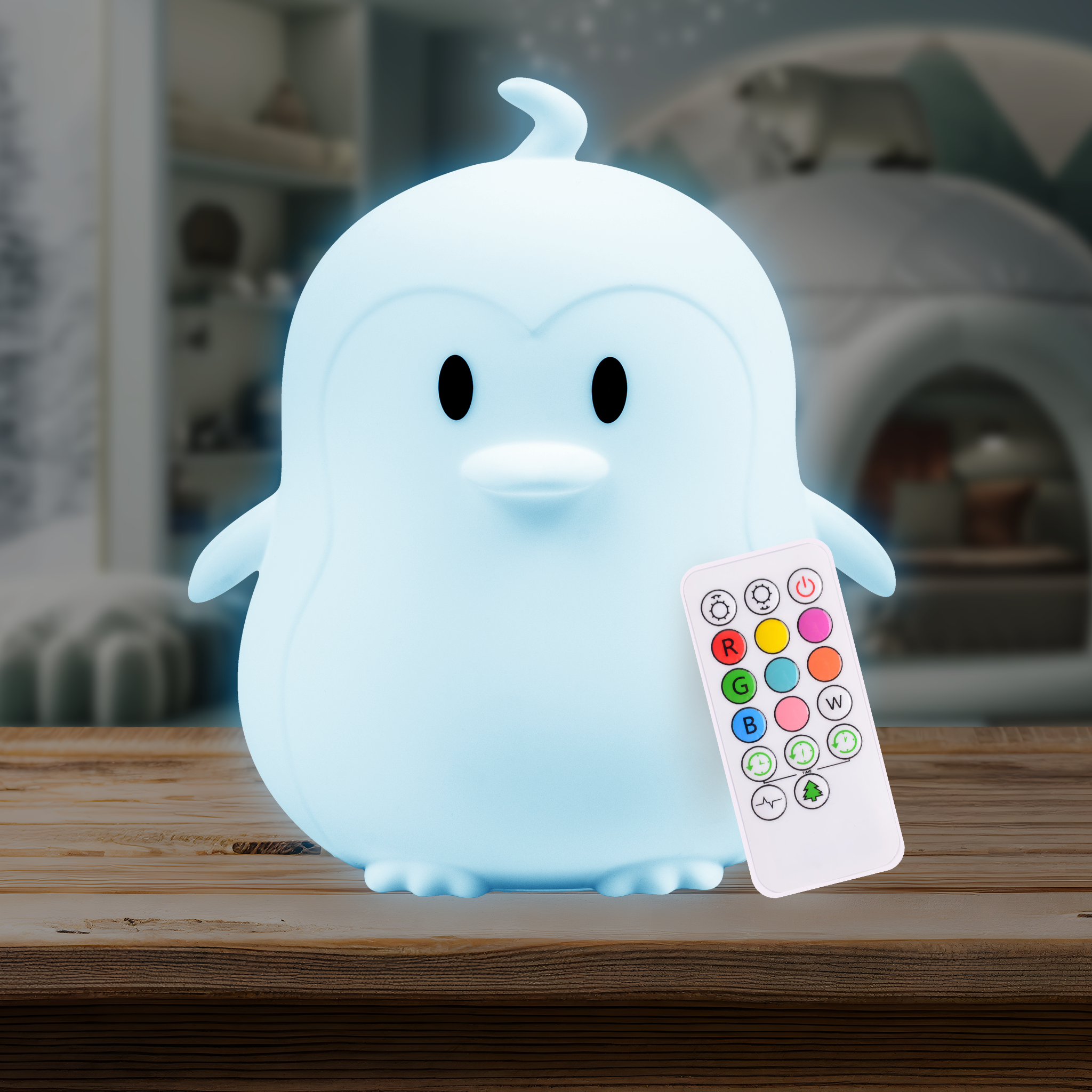 Lumipets® Pebbles The Penguin- Children's Touch Night Light