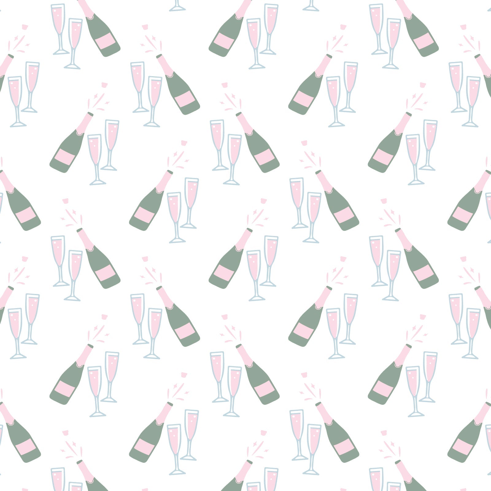 Pennie Women's Pajama Pant Set - Cheers To Champagne