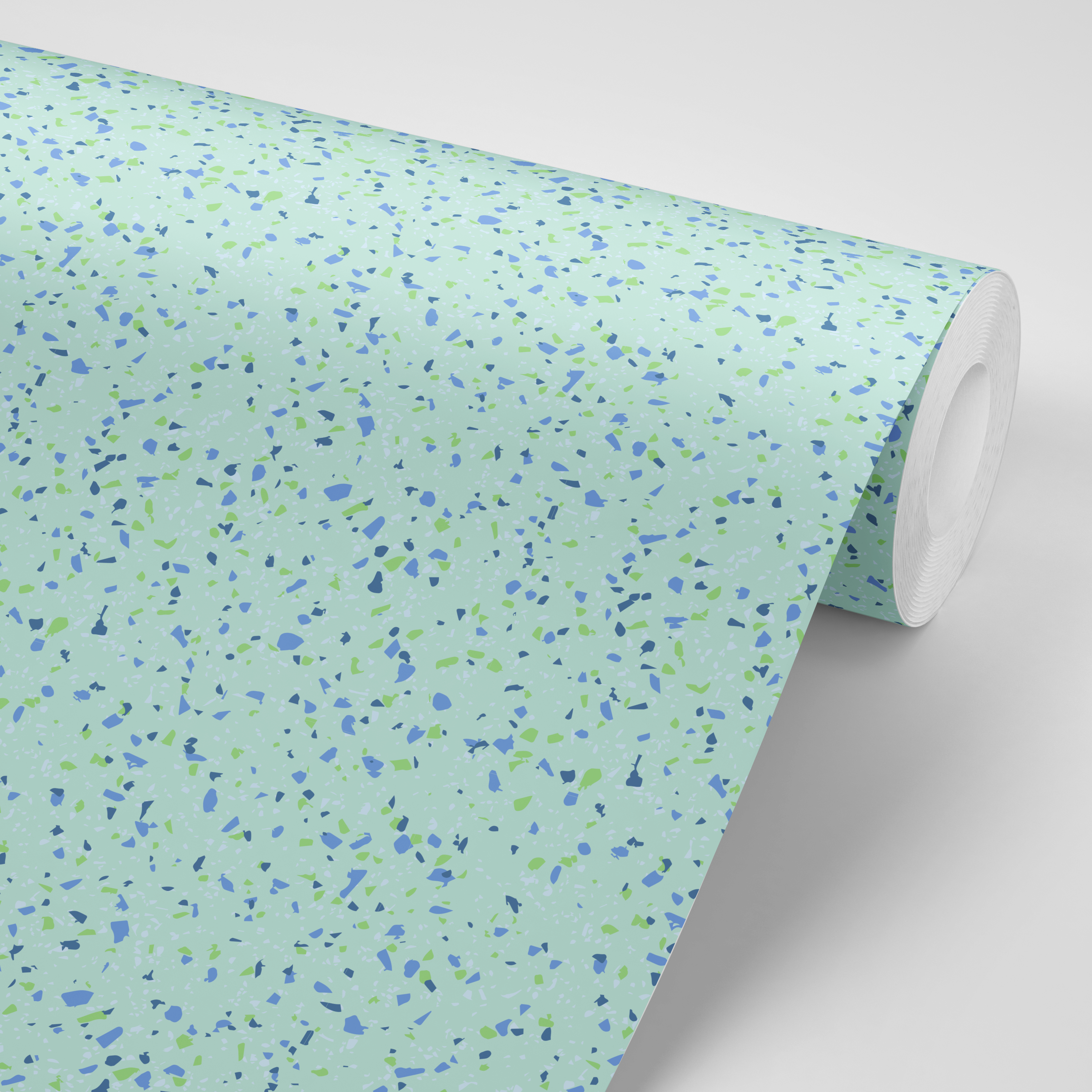 Peppermint Terrazo Contact Paper  - Pack Of 3 Rolls (24x48" Each)
