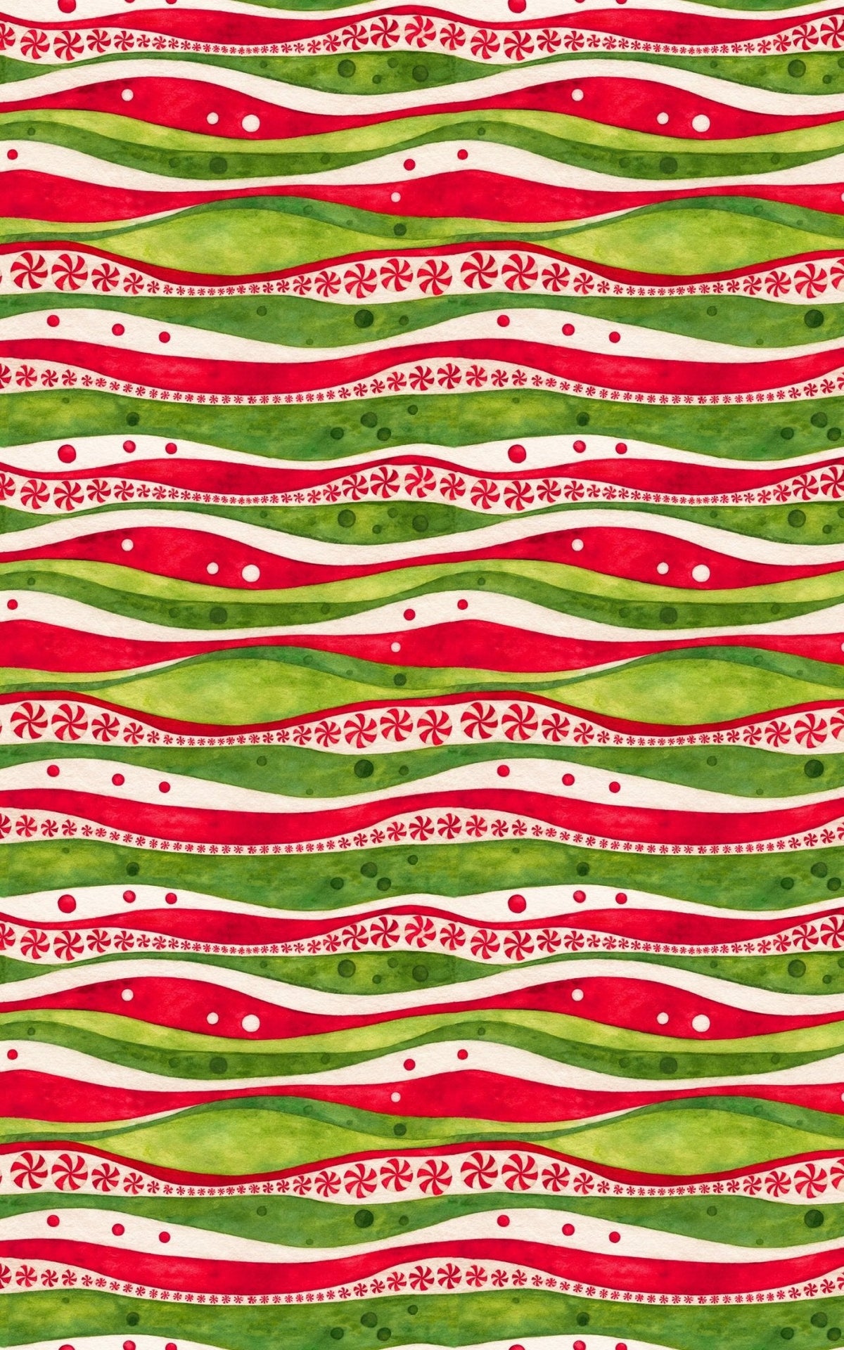 Peppermint Whispers Wrapping Paper