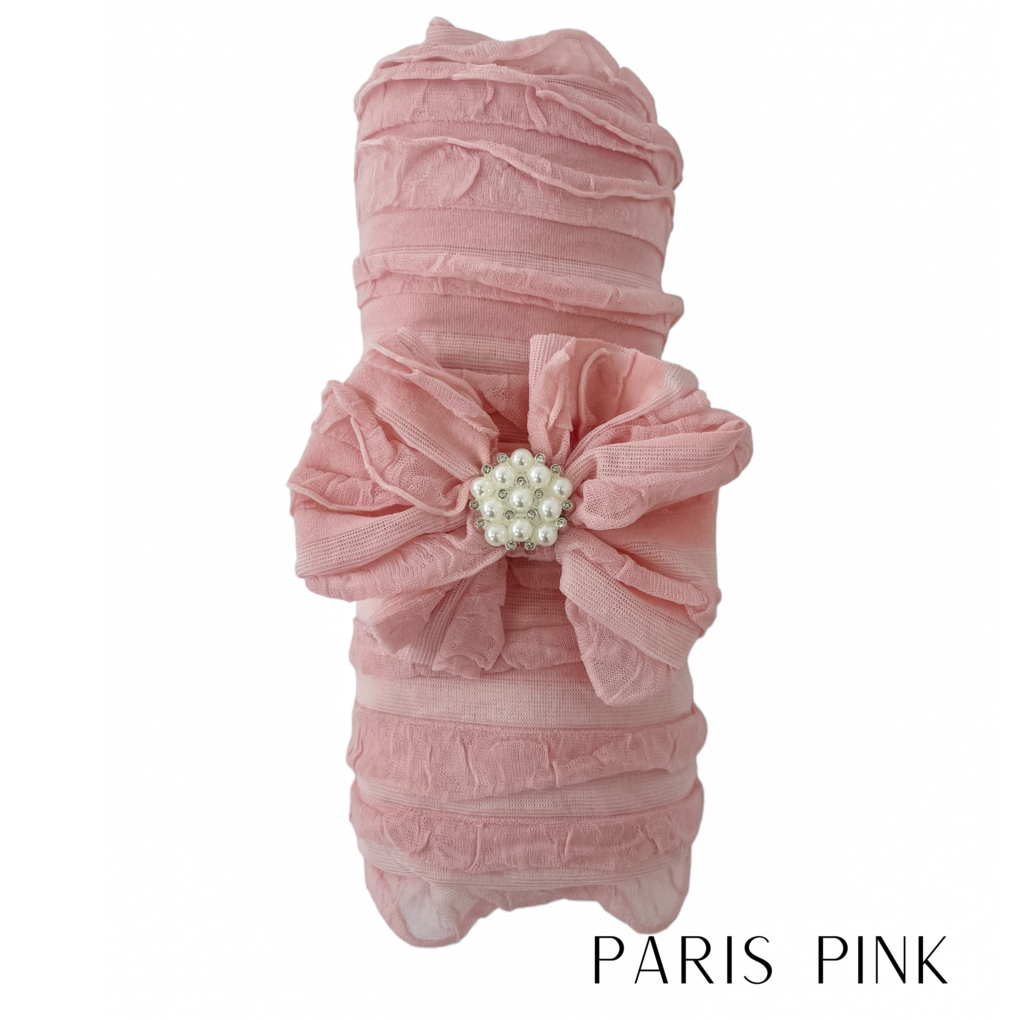 Swaddle Wrap And Skinny Mini Pearl Headband Set
