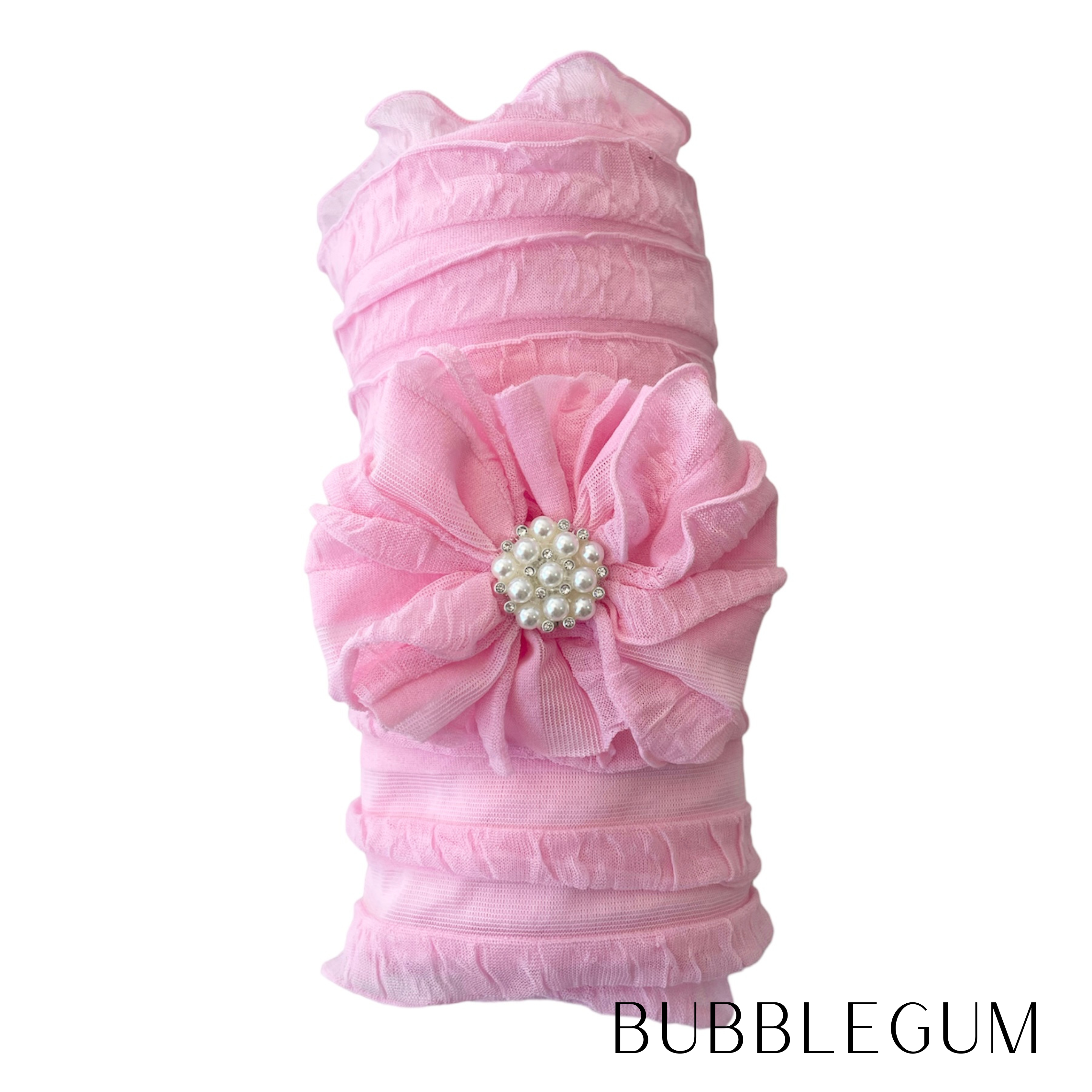 Swaddle Wrap And Skinny Mini Pearl Headband Set