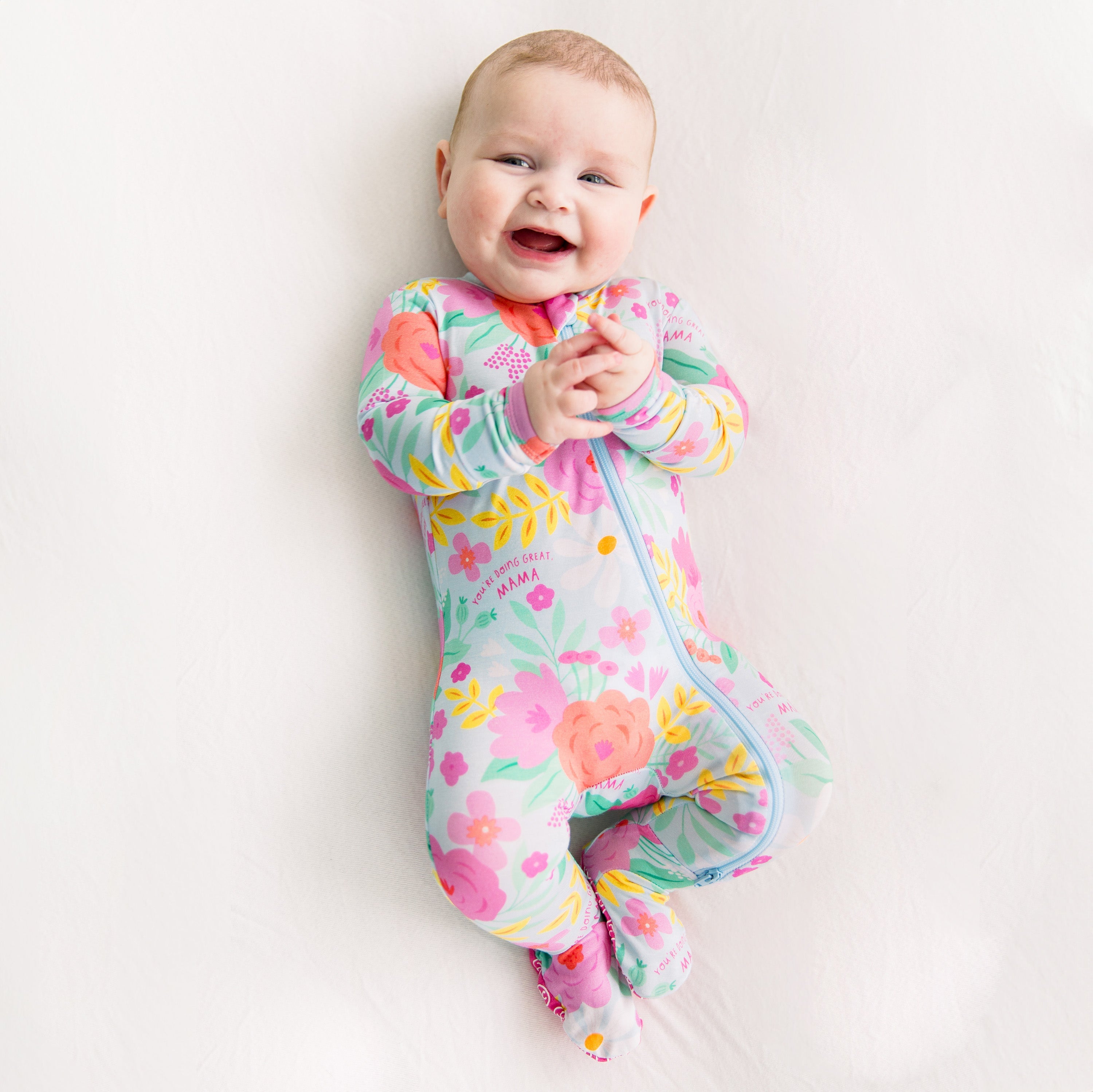 The Second-skin Footie | Flower Power | "you're Doing Great, Mama"