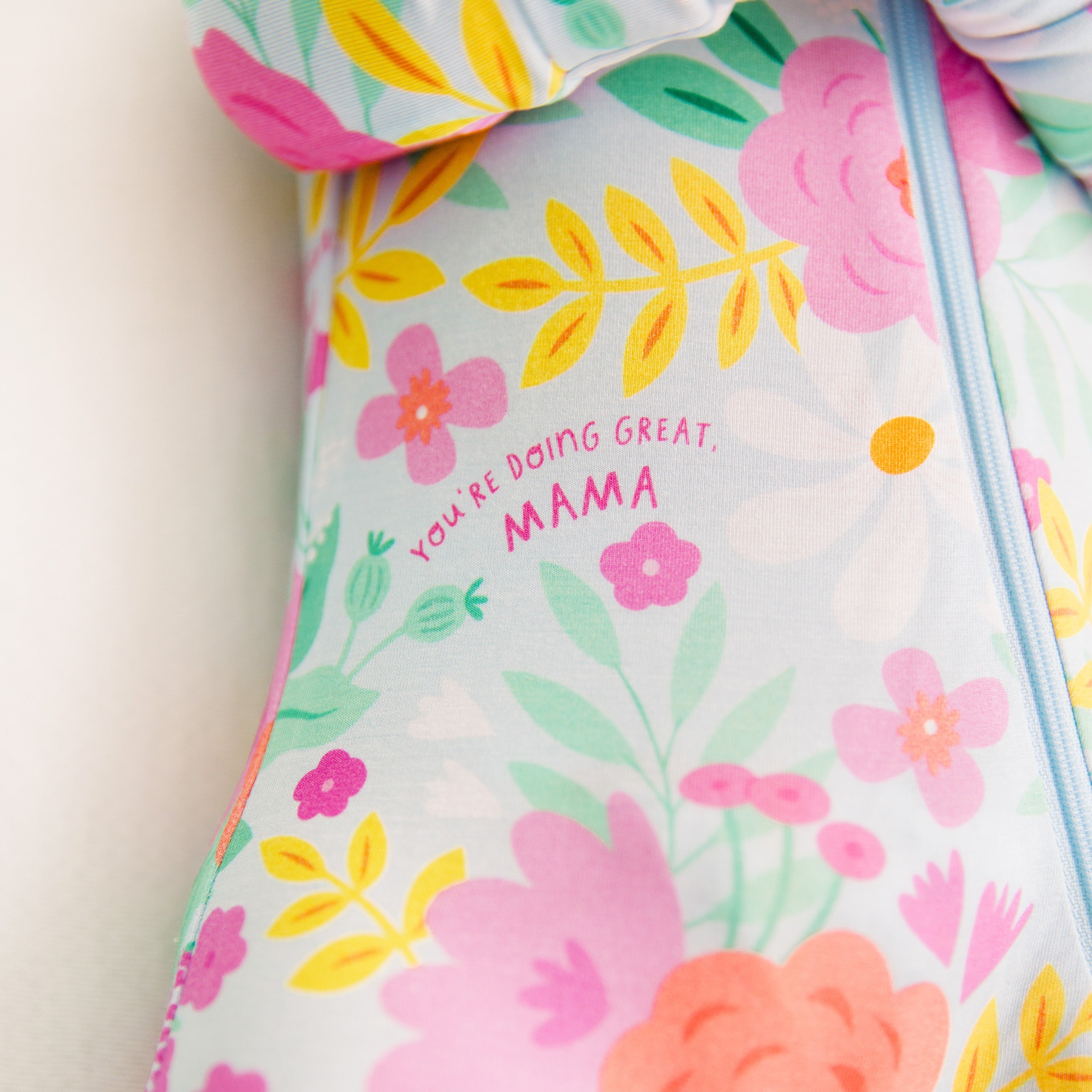 The Second-skin Footie | Flower Power | "you're Doing Great, Mama"