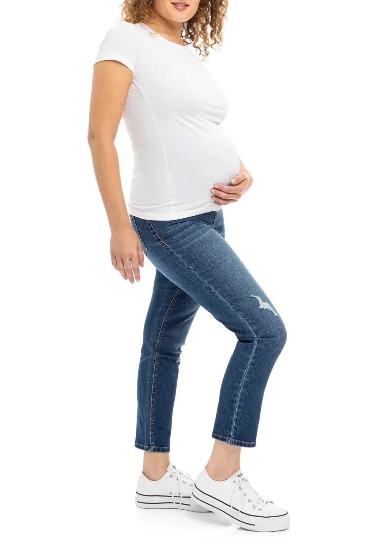 1822 Maternity Jeans | Petite Friendly Straight Leg