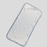 Gingham Trim Burp - Blue