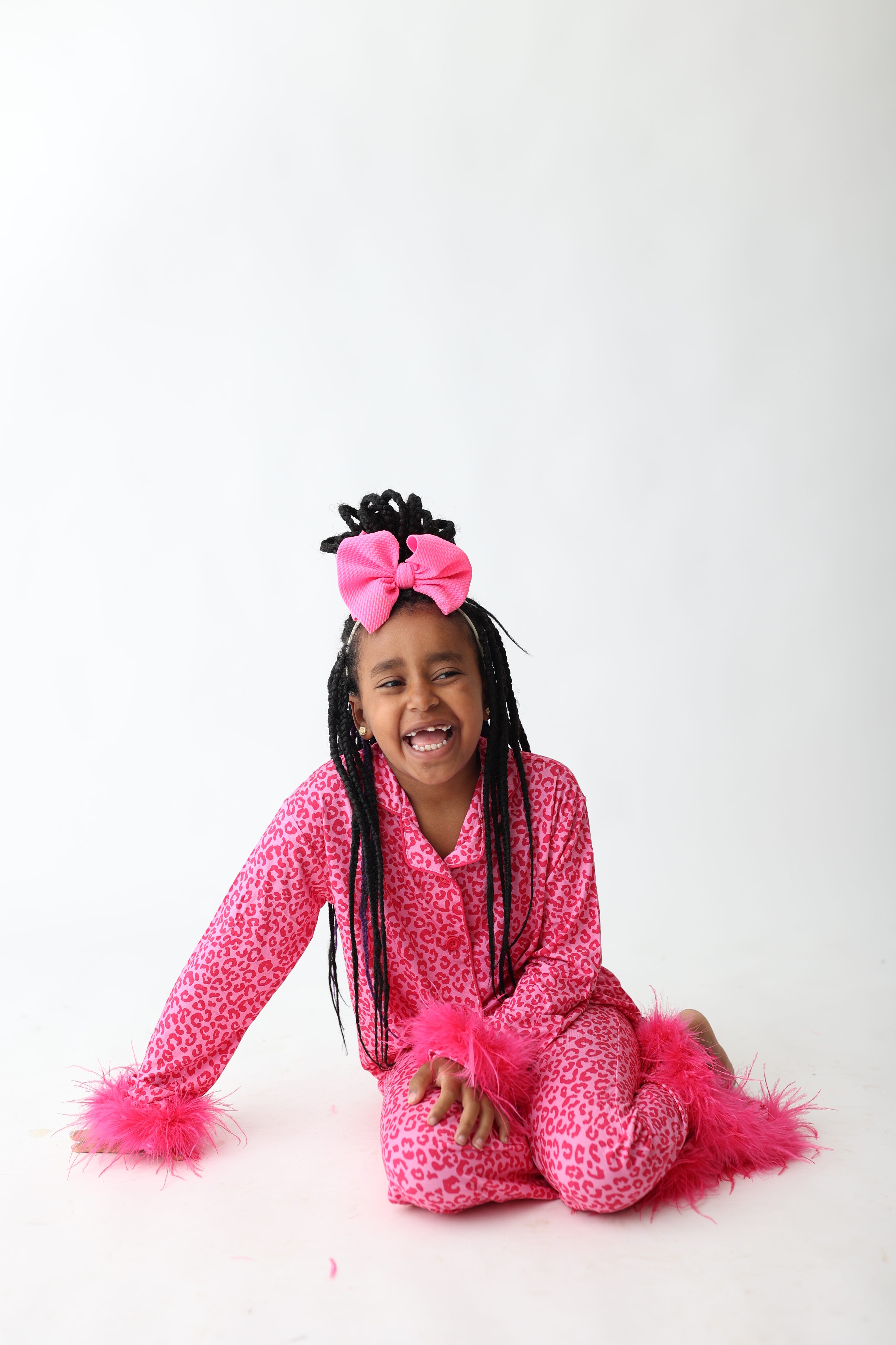 Love Leopard Girl’s Flare Feathered Dream Set