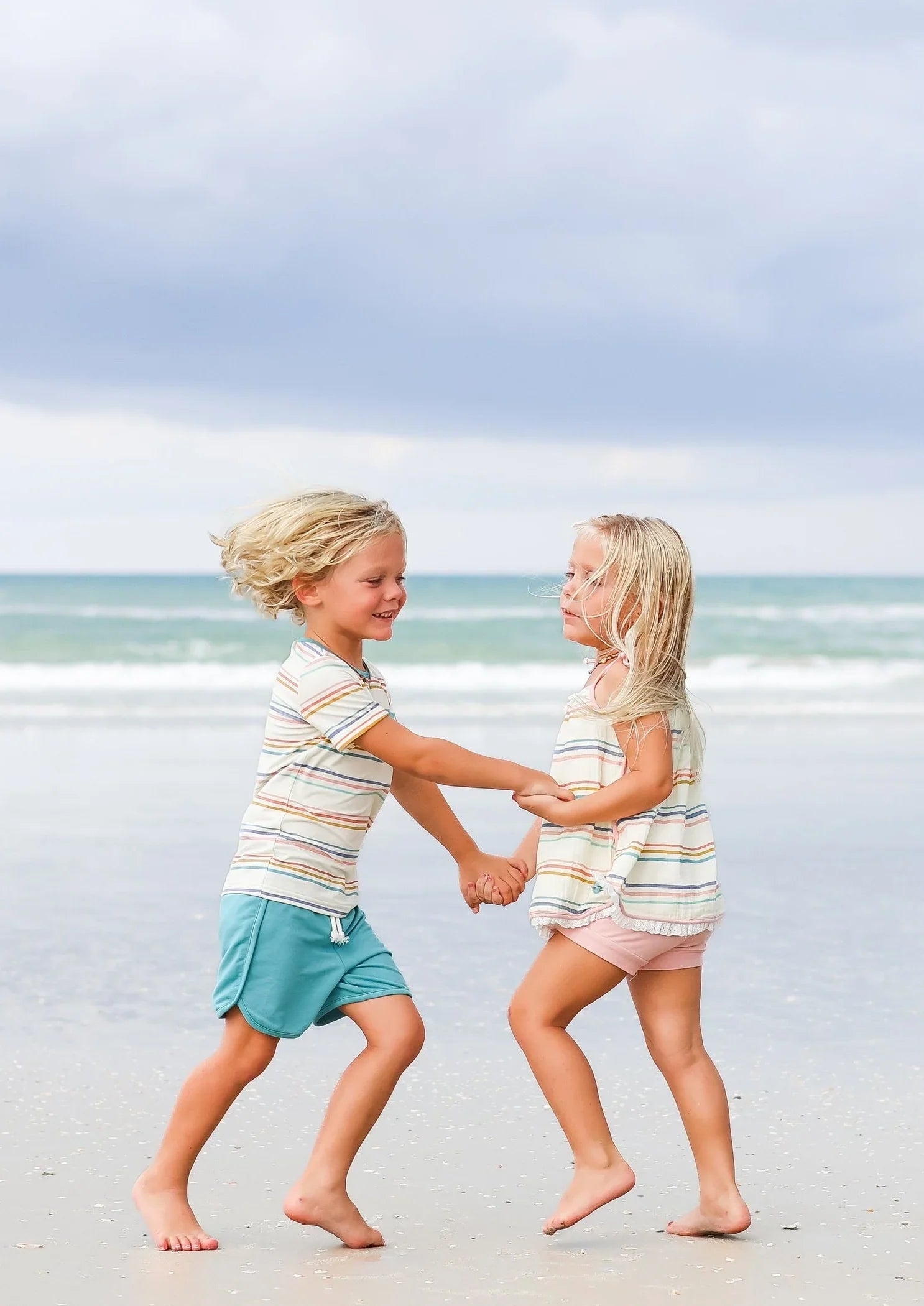 Kid's Coastal Stripe Set