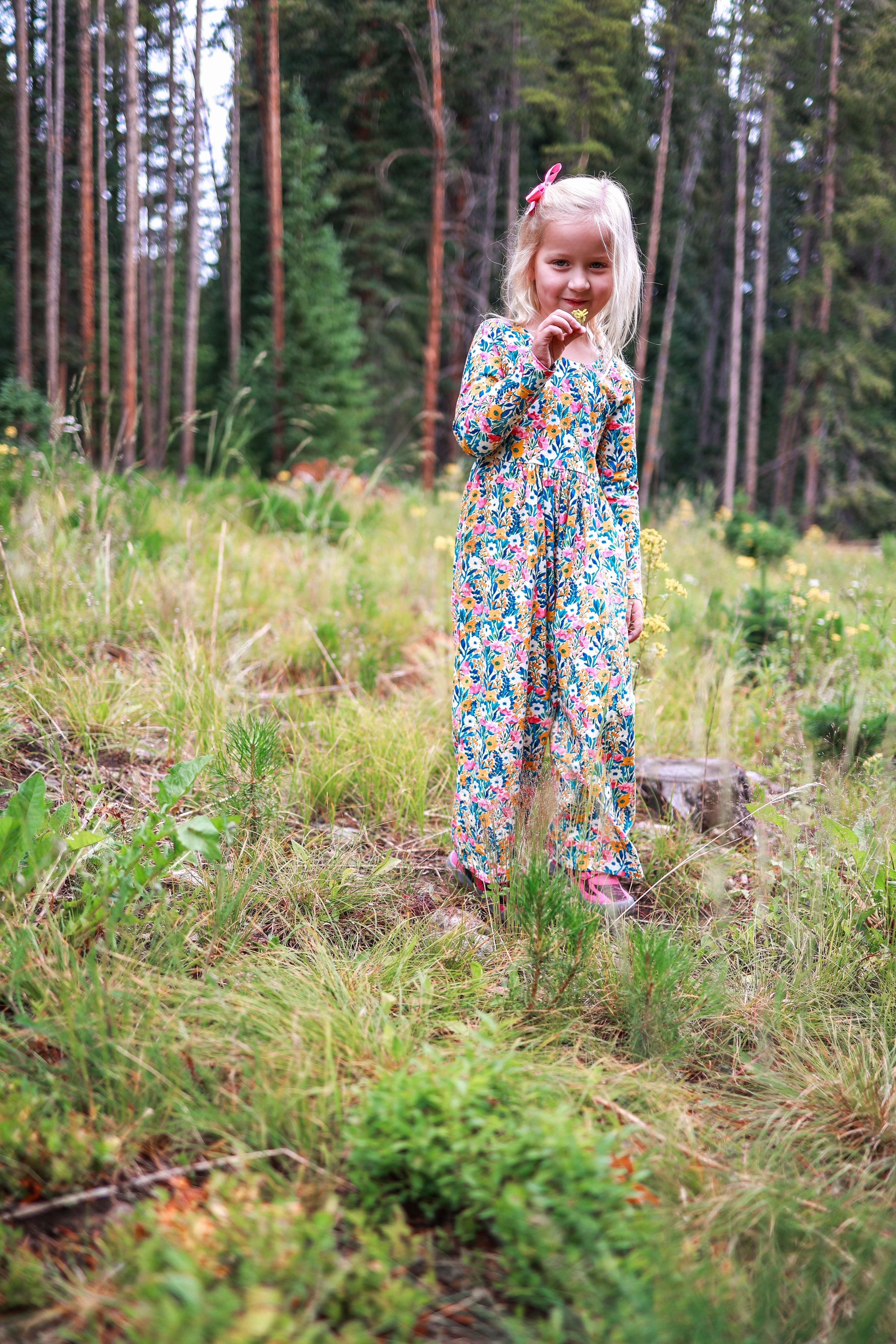 Ivy Romper - Whimsical Wildflowers