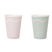 Signature Paper Cups, Pink & Mint (8)