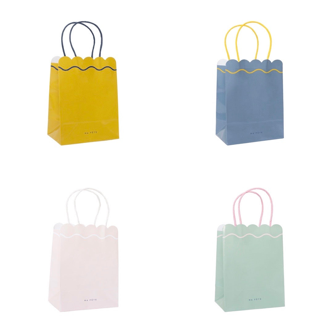 Signature Gift Bags: Pink, Mint, Blue, Mustard