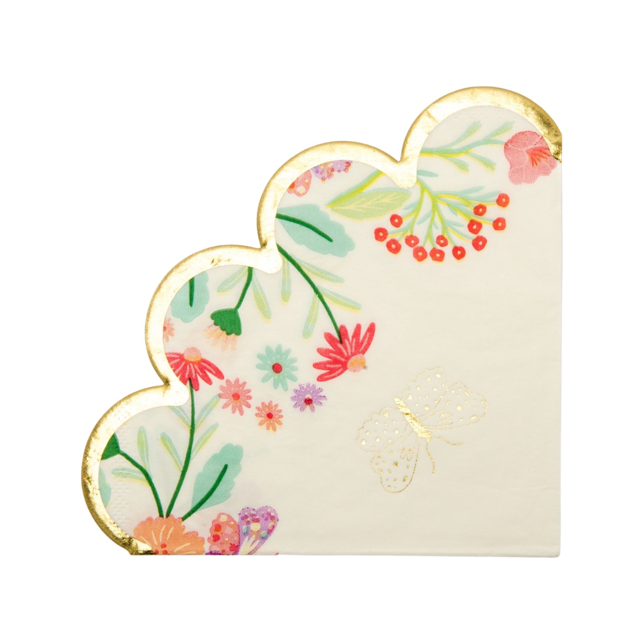 Tea Party Scalloped Napkins (24)