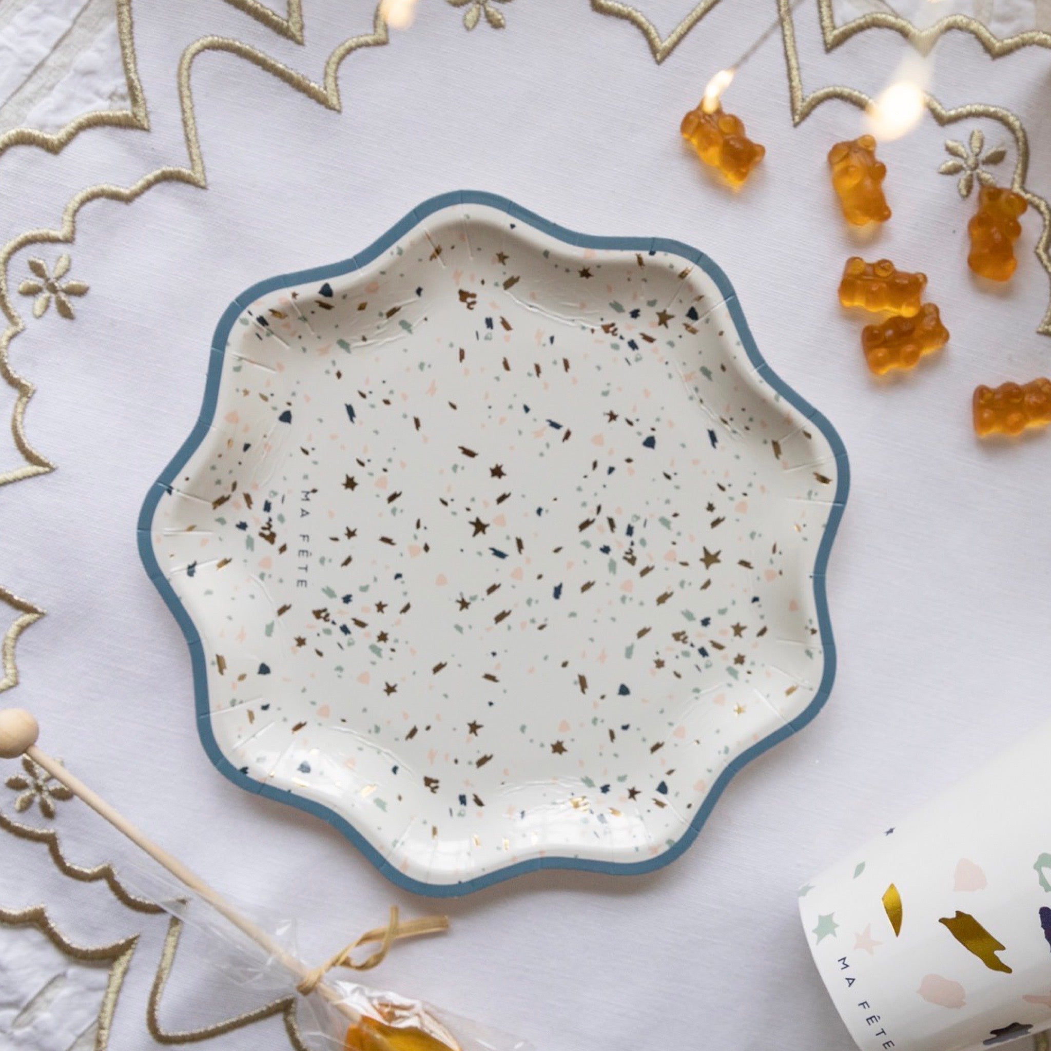 Terrazzo Dessert Plates (8)