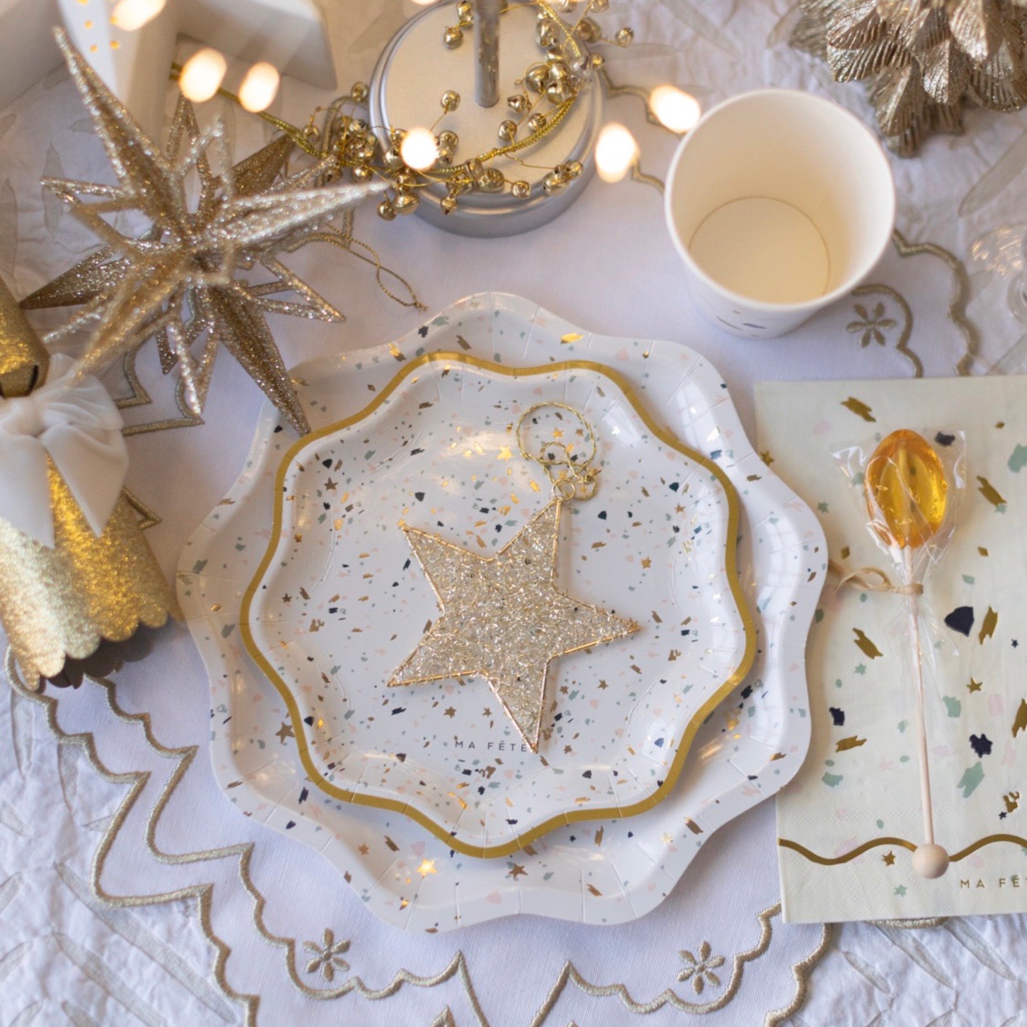 Terrazzo Dessert Plates (8)