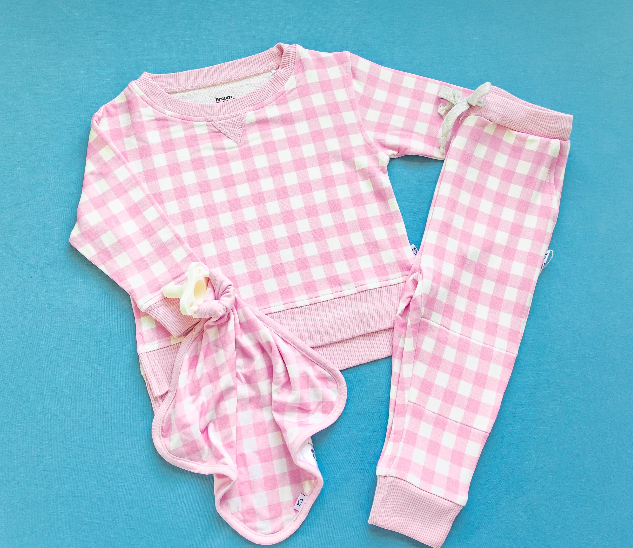 Taffy Pink Gingham Dream Pullover
