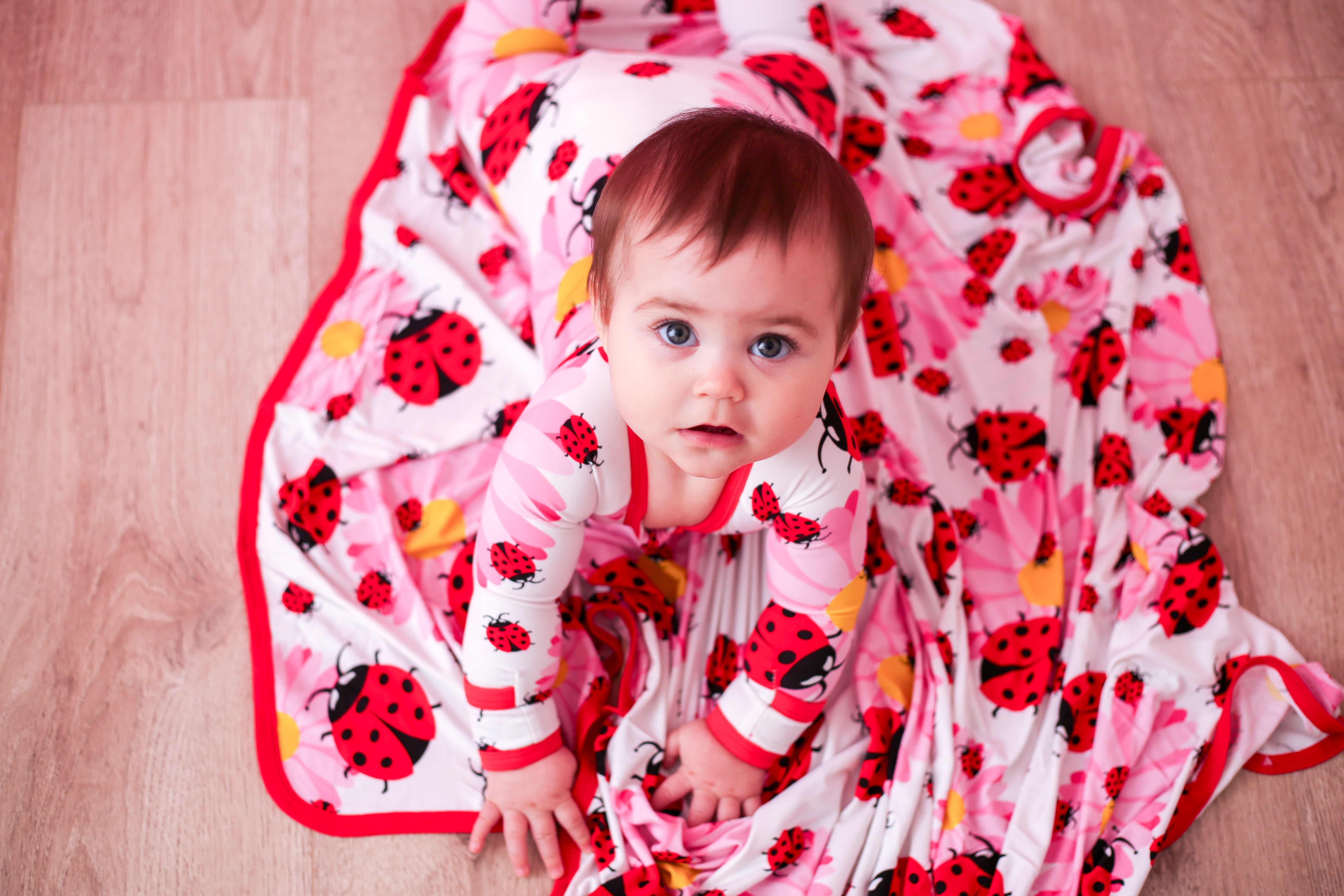 Ladybugs Swaddle