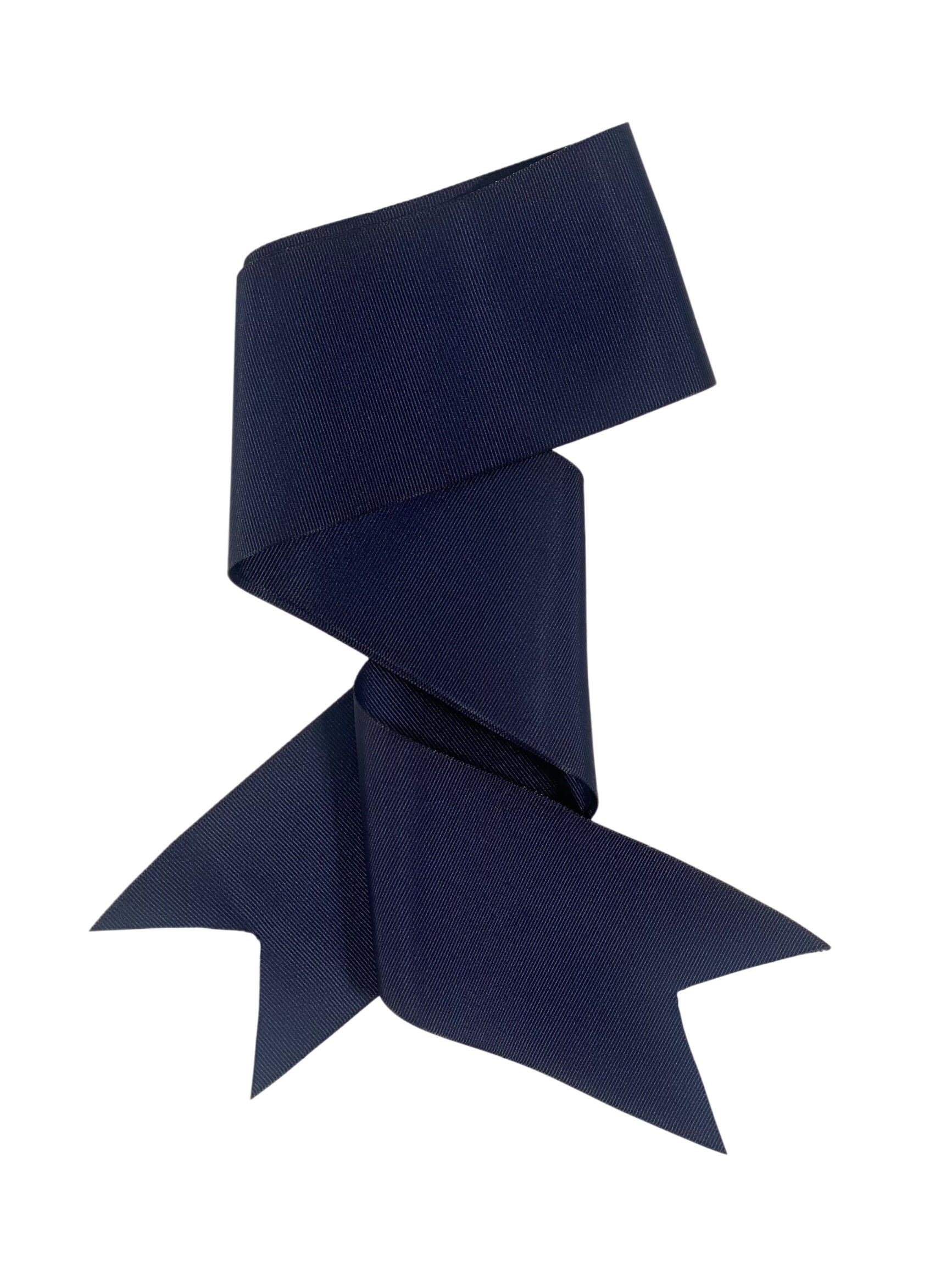 Navy Grosgrain Ribbon - Wide & Short