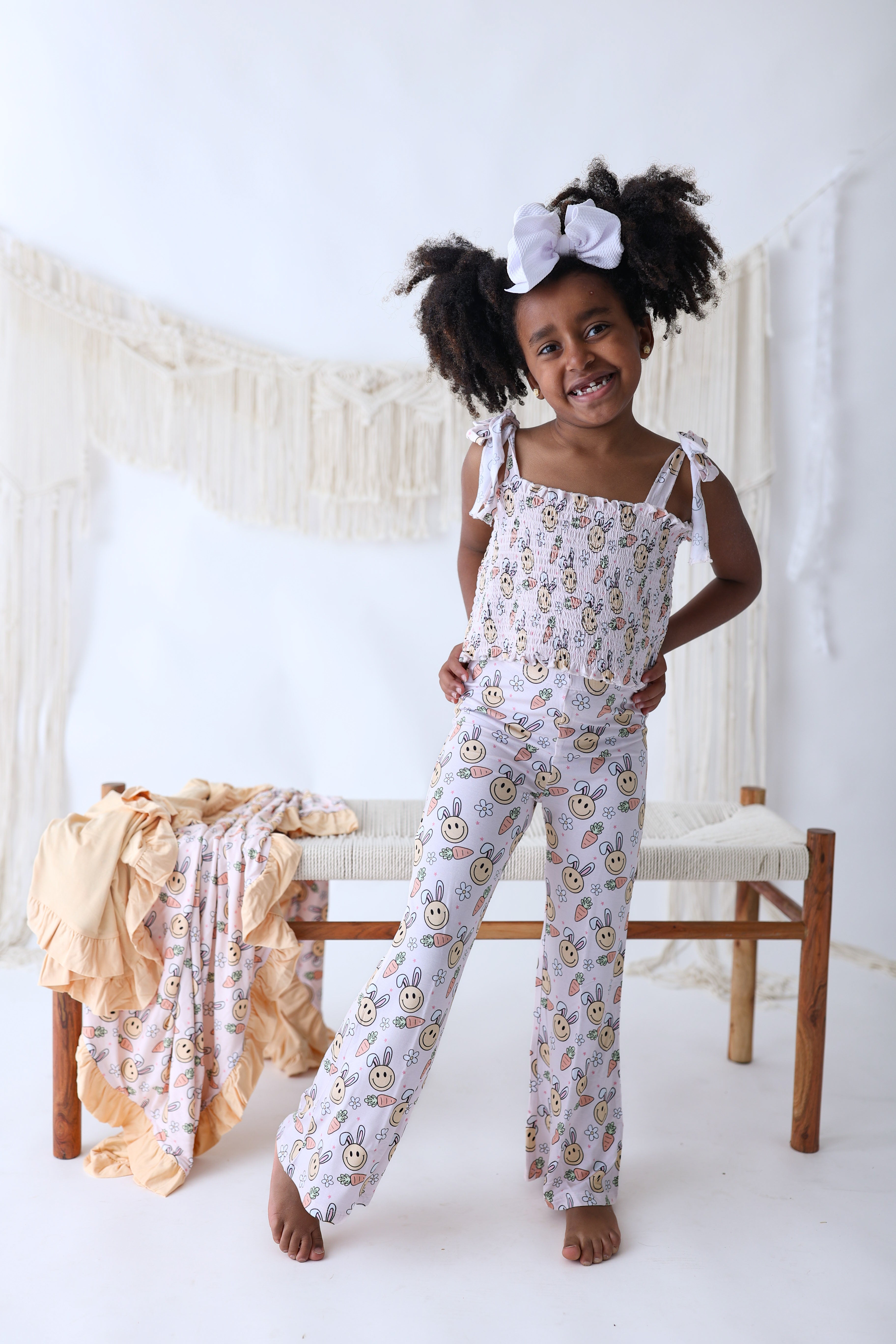 Hop To It Dream Smocked Flare Set